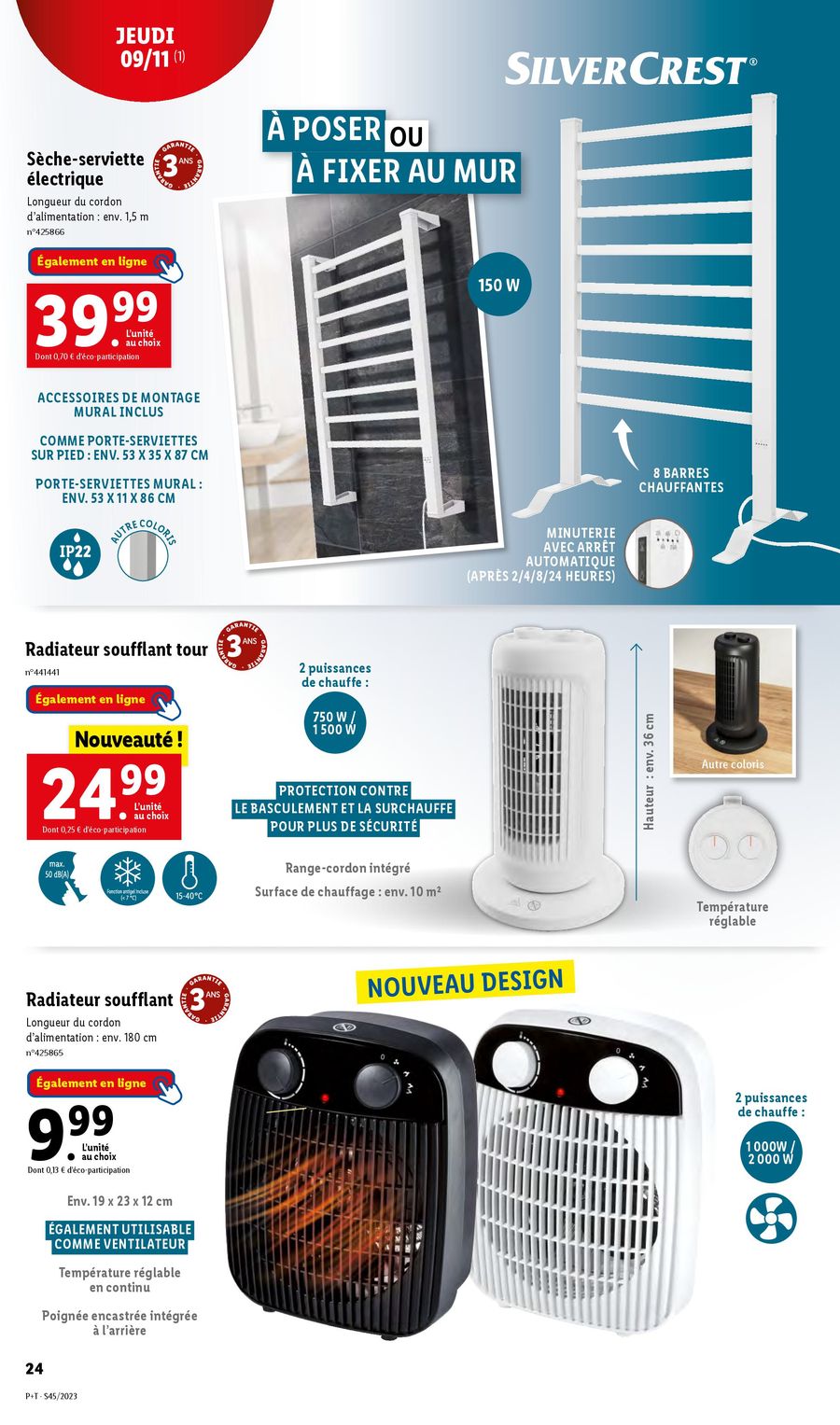 Catalogue Lidl 8 – 14 Novembre 2023 Page 24