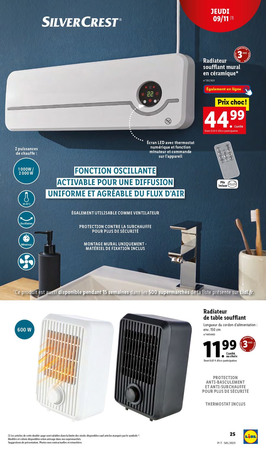 Catalogue Lidl 8 – 14 Novembre 2023 Page 25