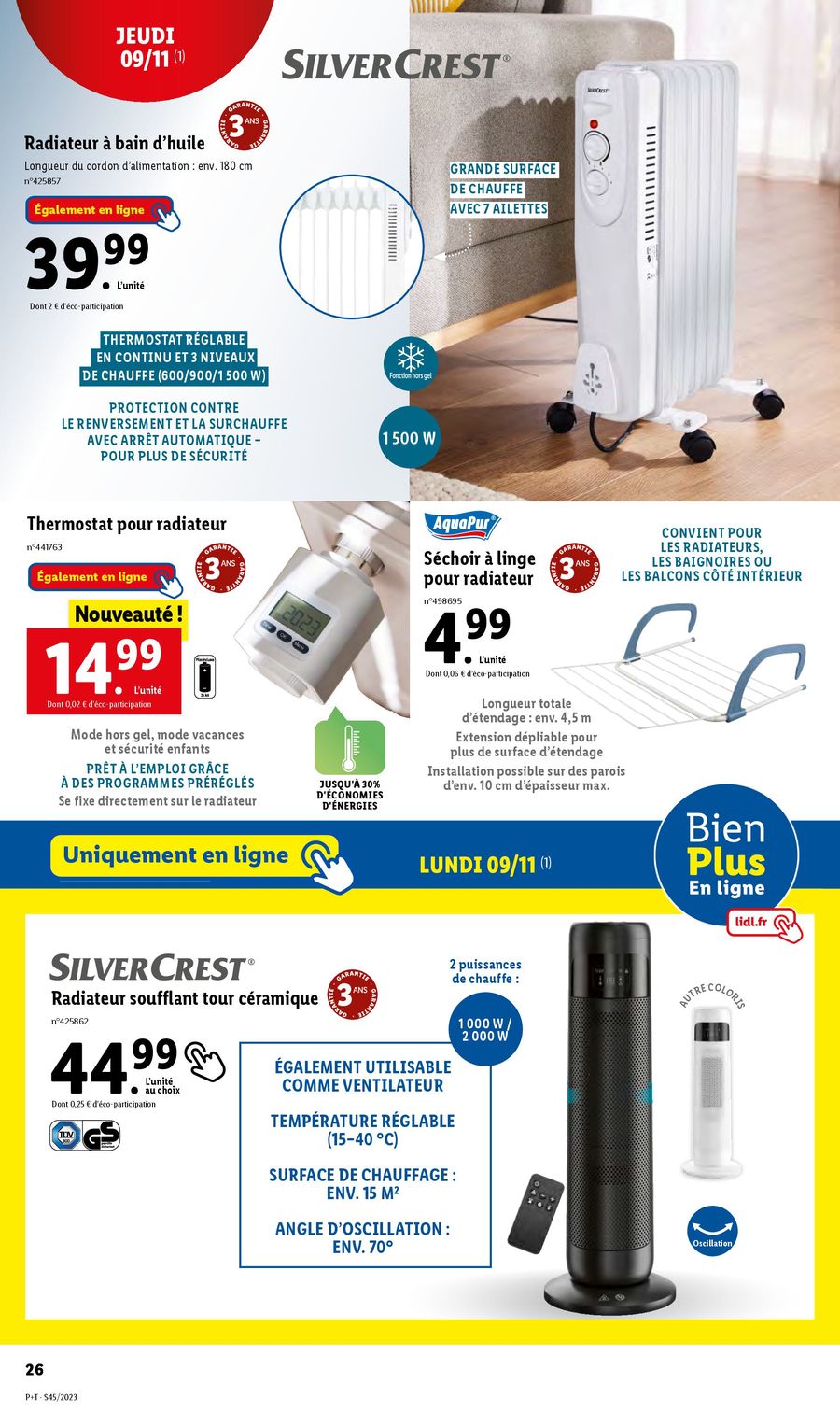 Catalogue Lidl 8 – 14 Novembre 2023 Page 26