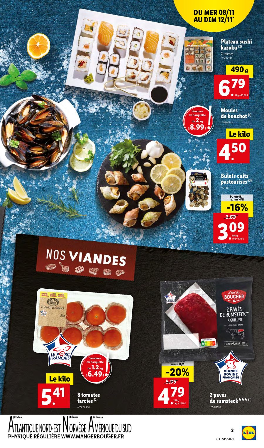 Catalogue Lidl 8 – 14 Novembre 2023 Page 3