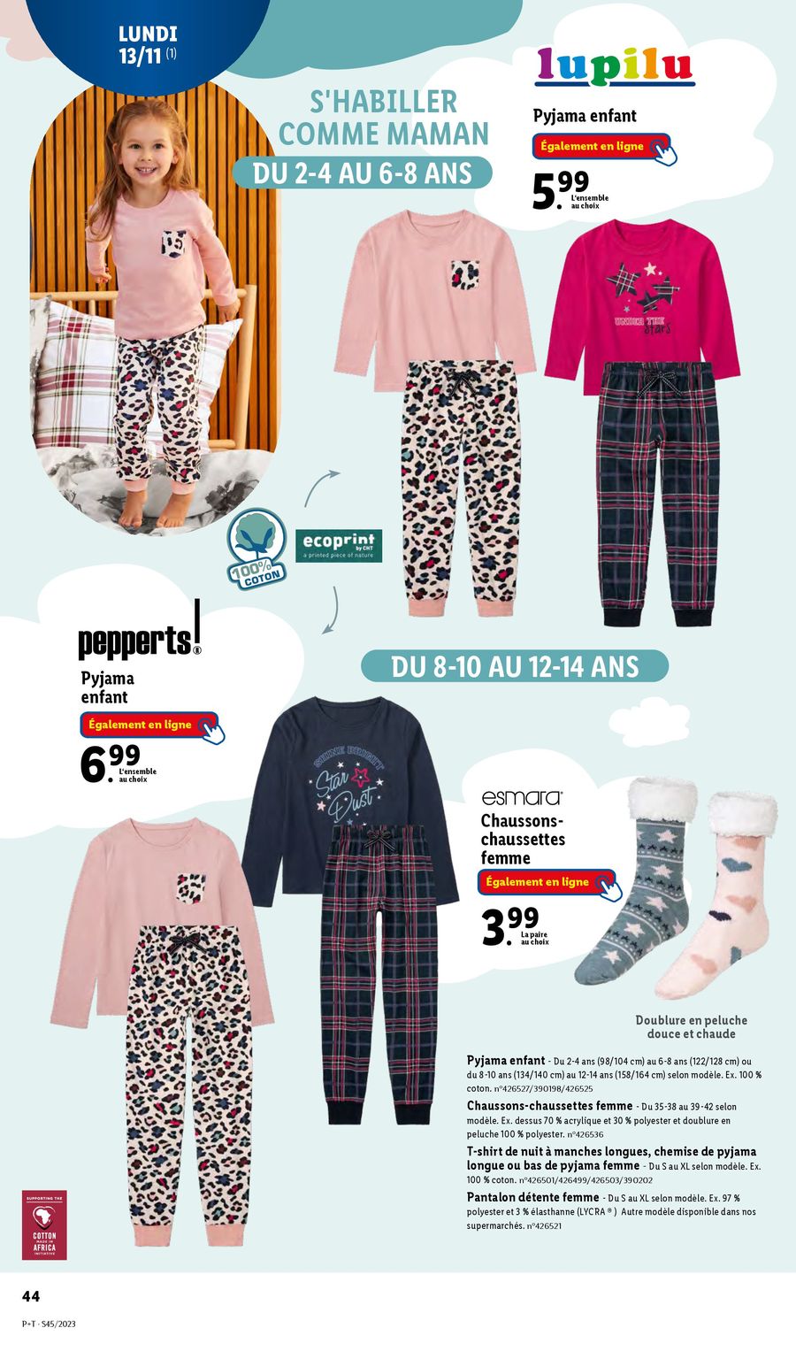 Catalogue Lidl 8 – 14 Novembre 2023 Page 44