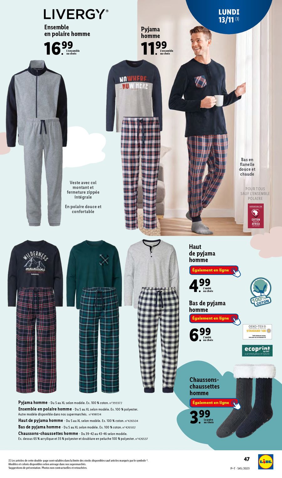 Catalogue Lidl 8 – 14 Novembre 2023 Page 47