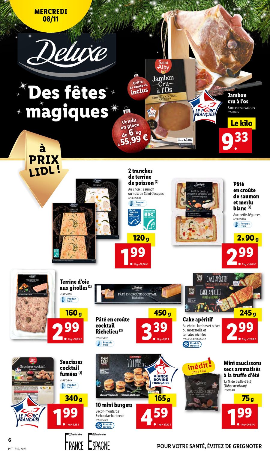 Catalogue Lidl 8 – 14 Novembre 2023 Page 6