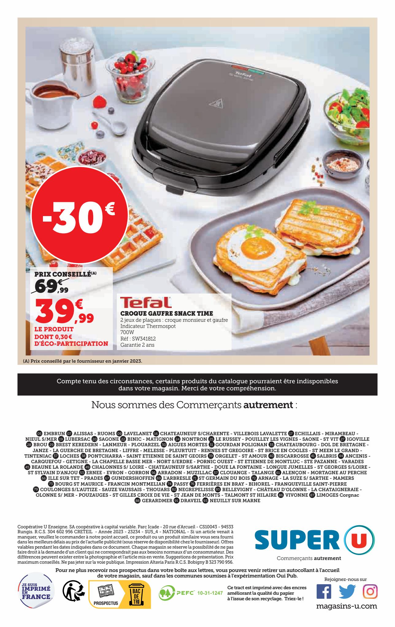 Catalogue Super U 14 – 26 Mars 2023 Page 28