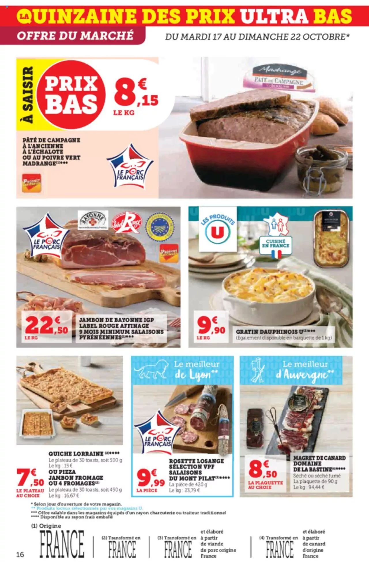 Catalogue Super U 17 – 22 Octobre 2023 Page 16
