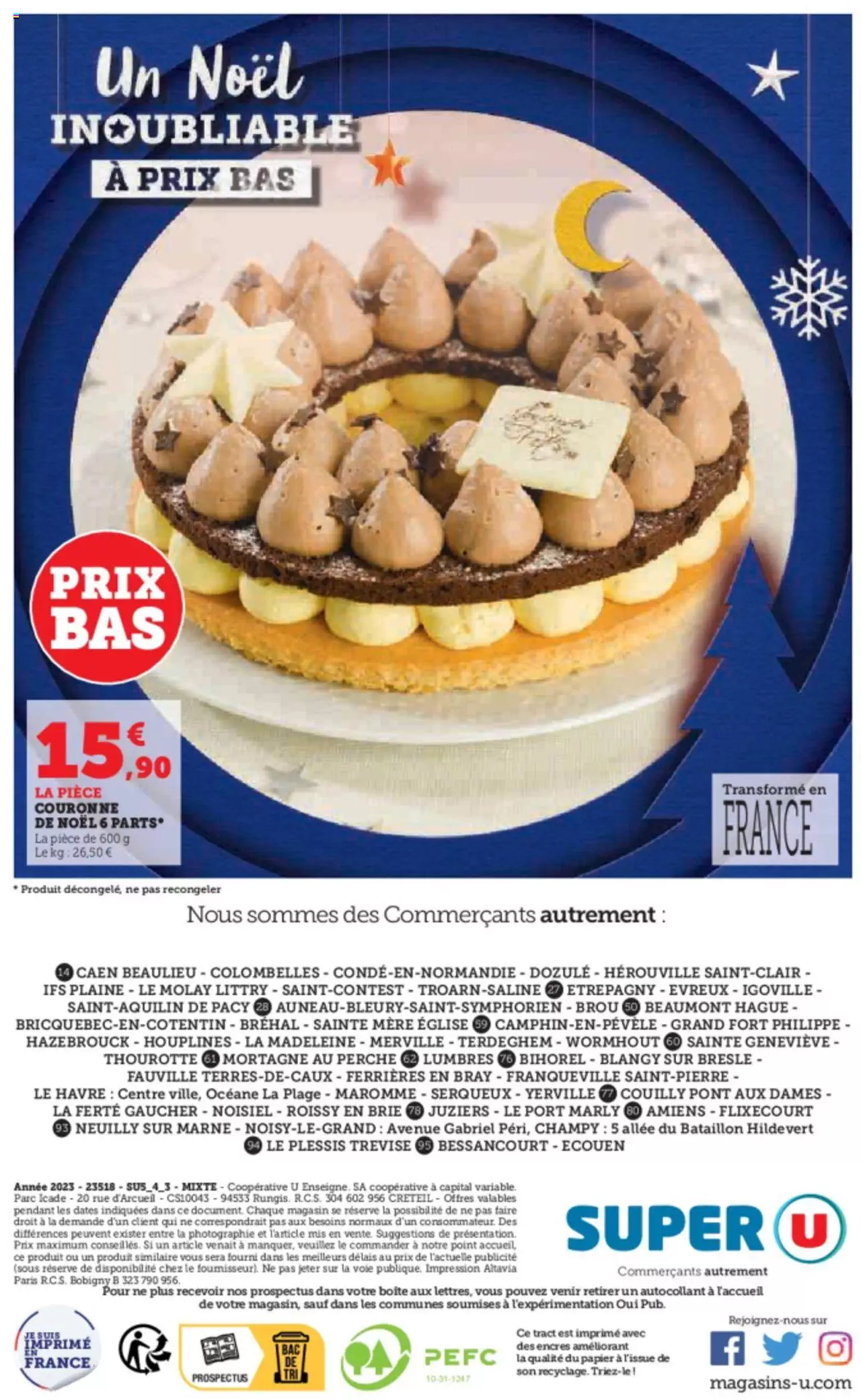Catalogue Super U 19 – 24 Décembre 2023 Page 40