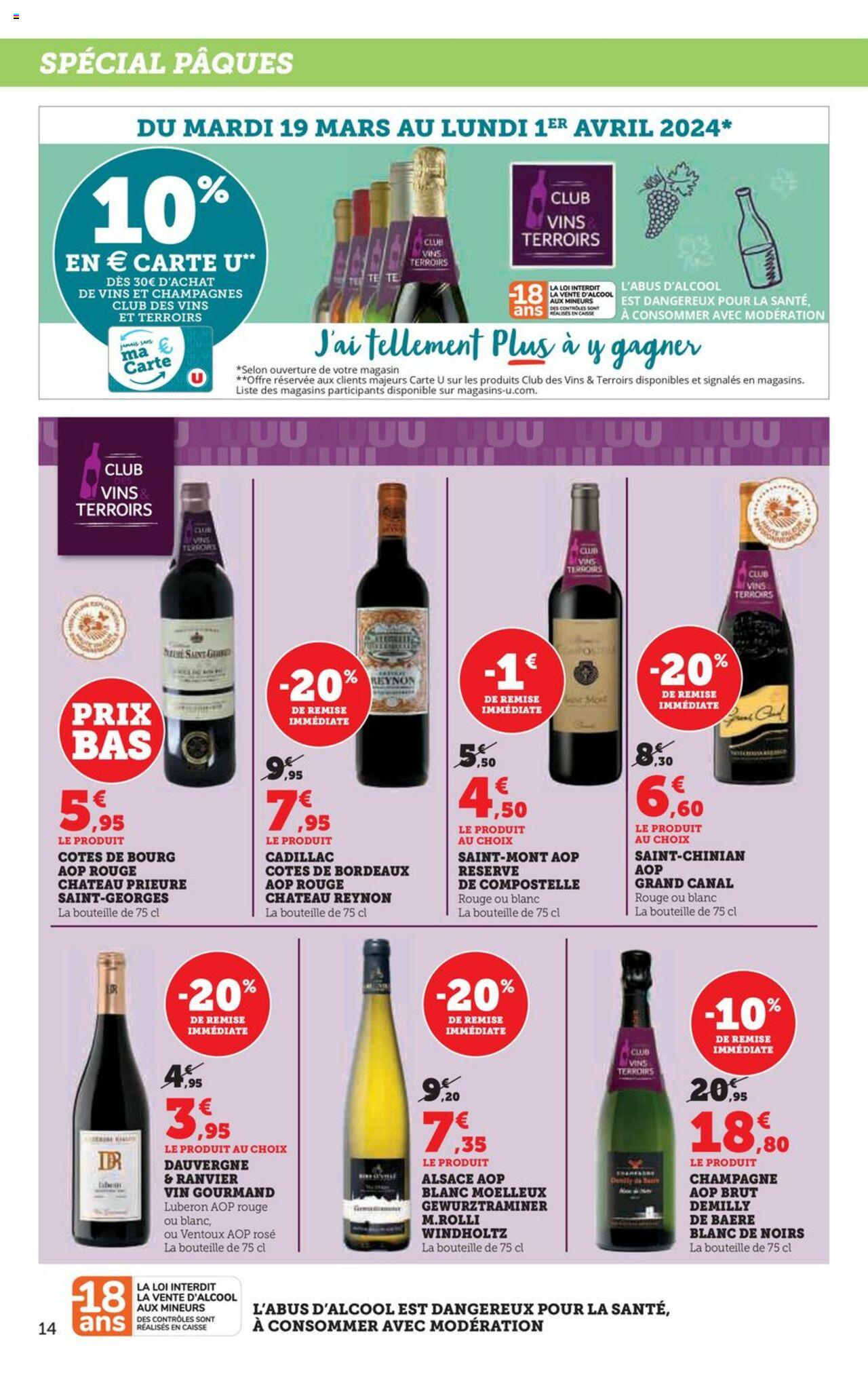 Catalogue Super U 19 Mar – 1 Avr 2024 Page 14