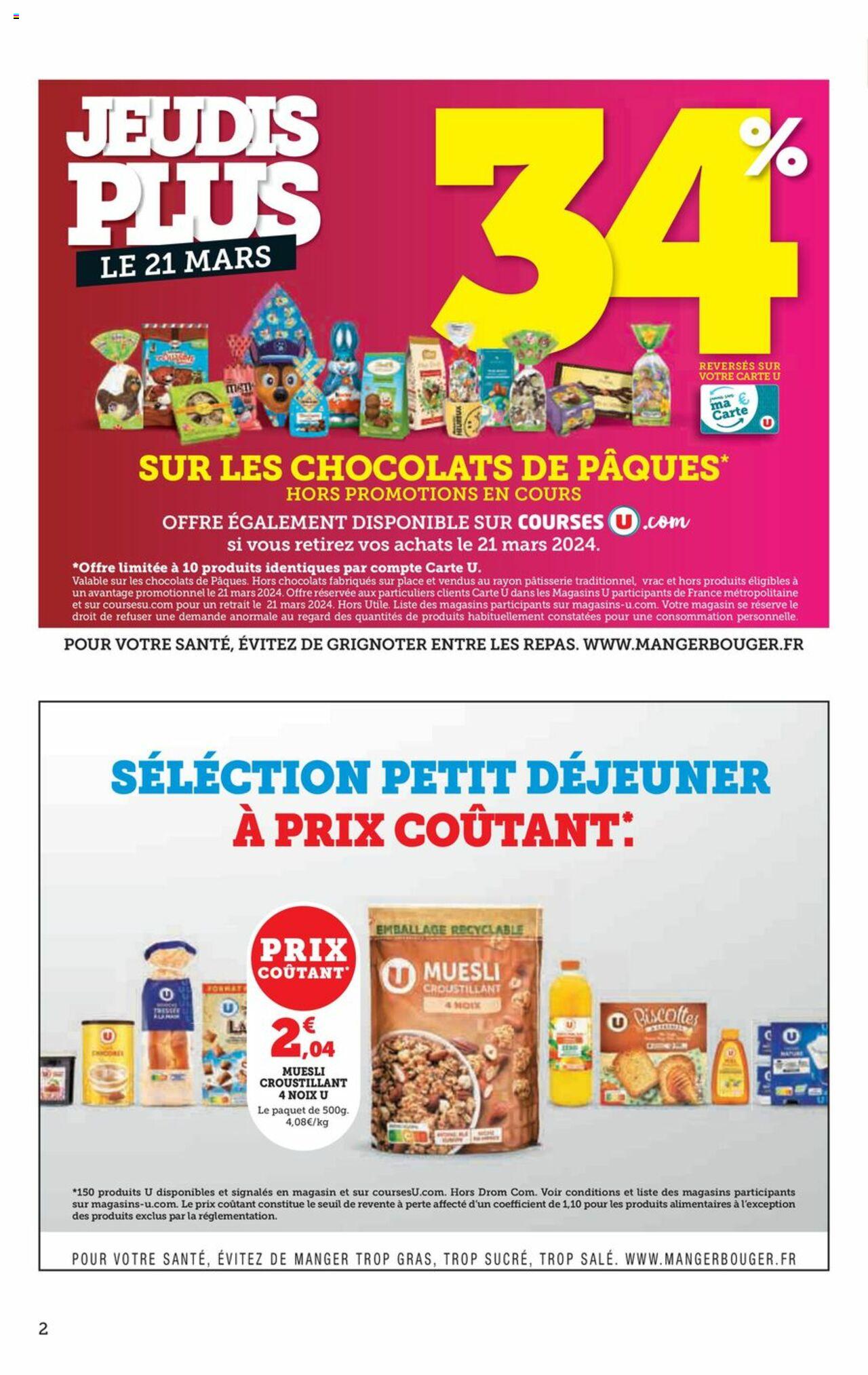 Catalogue Super U 19 Mar – 1 Avr 2024 Page 2