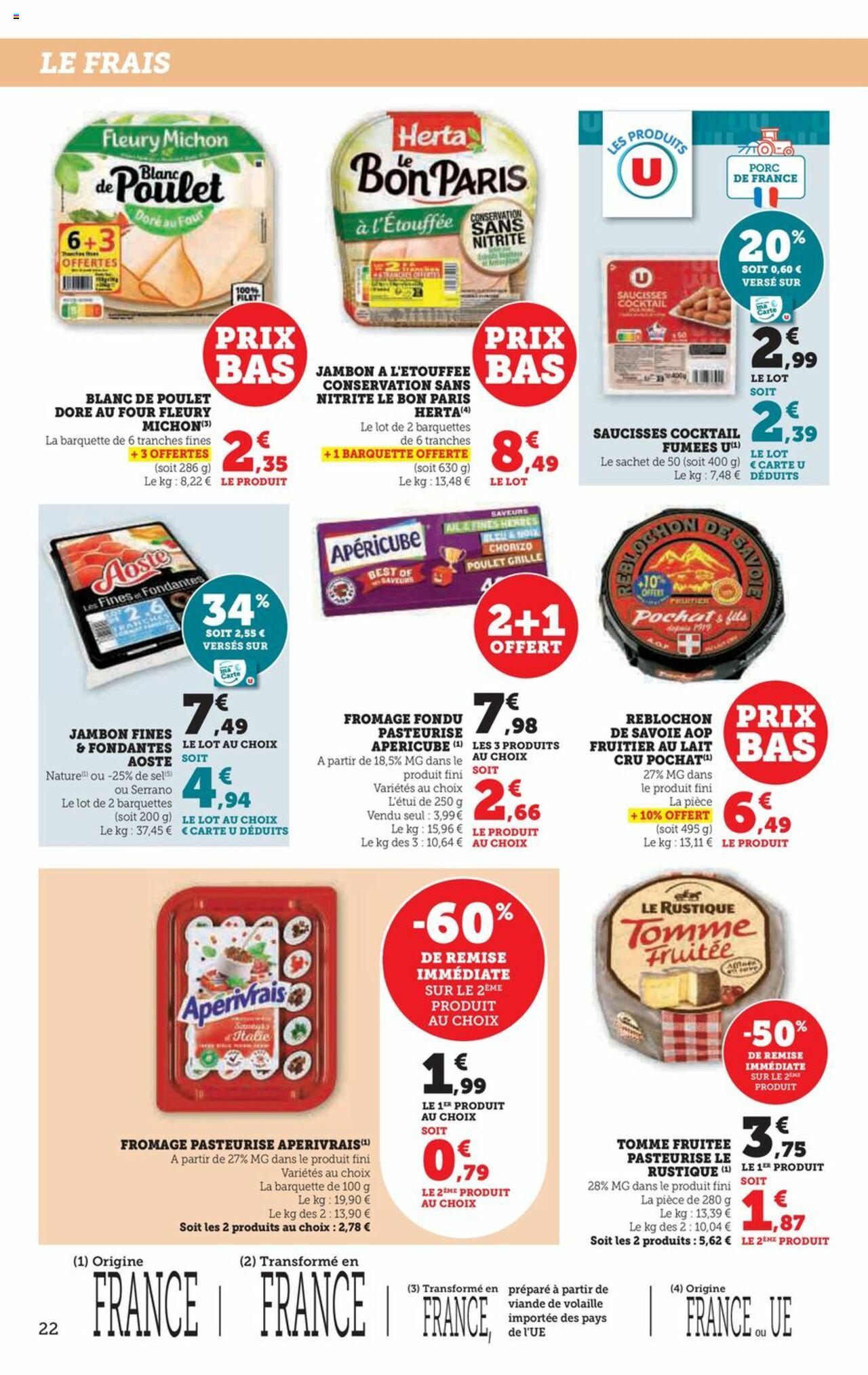 Catalogue Super U 19 Mar – 1 Avr 2024 Page 22