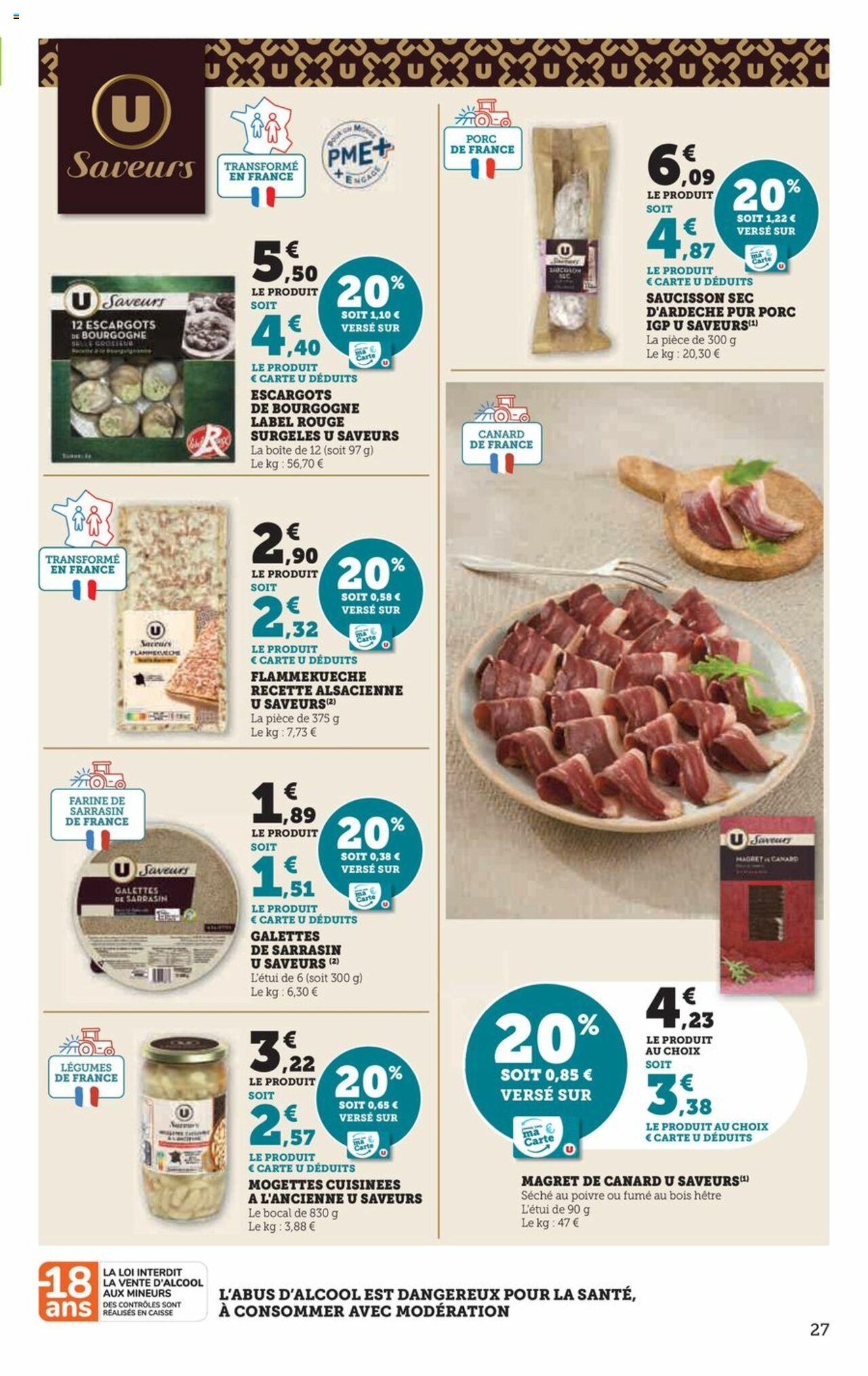 Catalogue Super U 19 Mar – 1 Avr 2024 Page 27