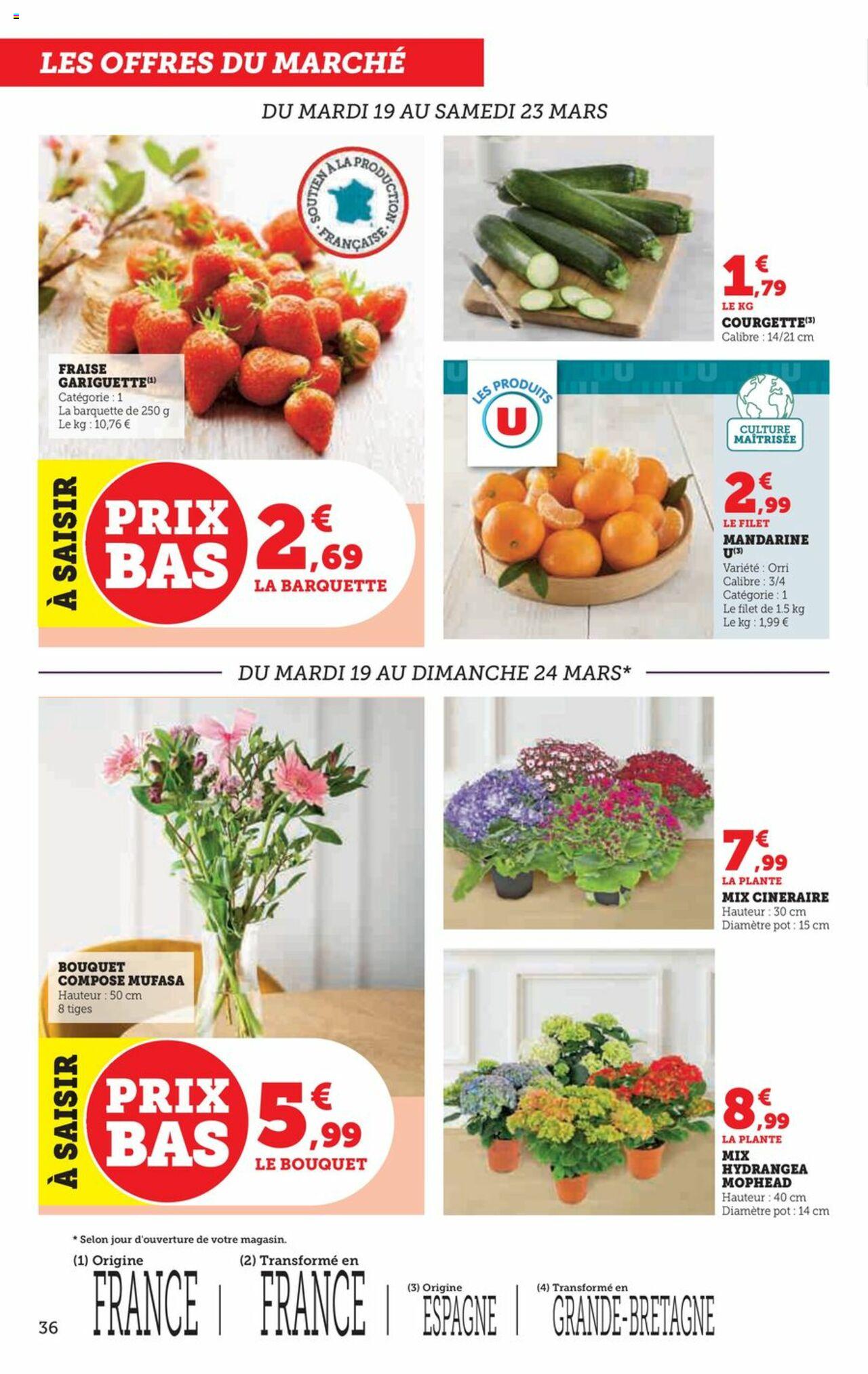 Catalogue Super U 19 Mar – 1 Avr 2024 Page 36
