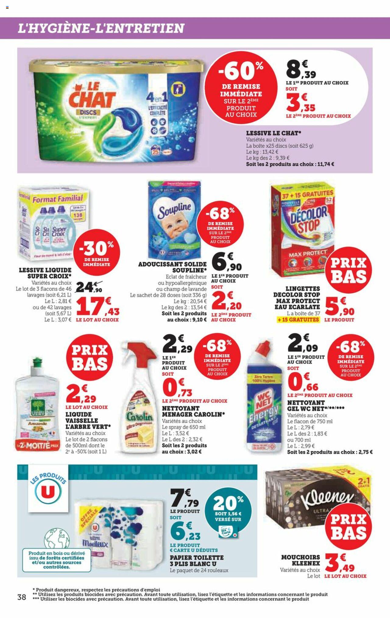 Catalogue Super U 19 Mar – 1 Avr 2024 Page 38