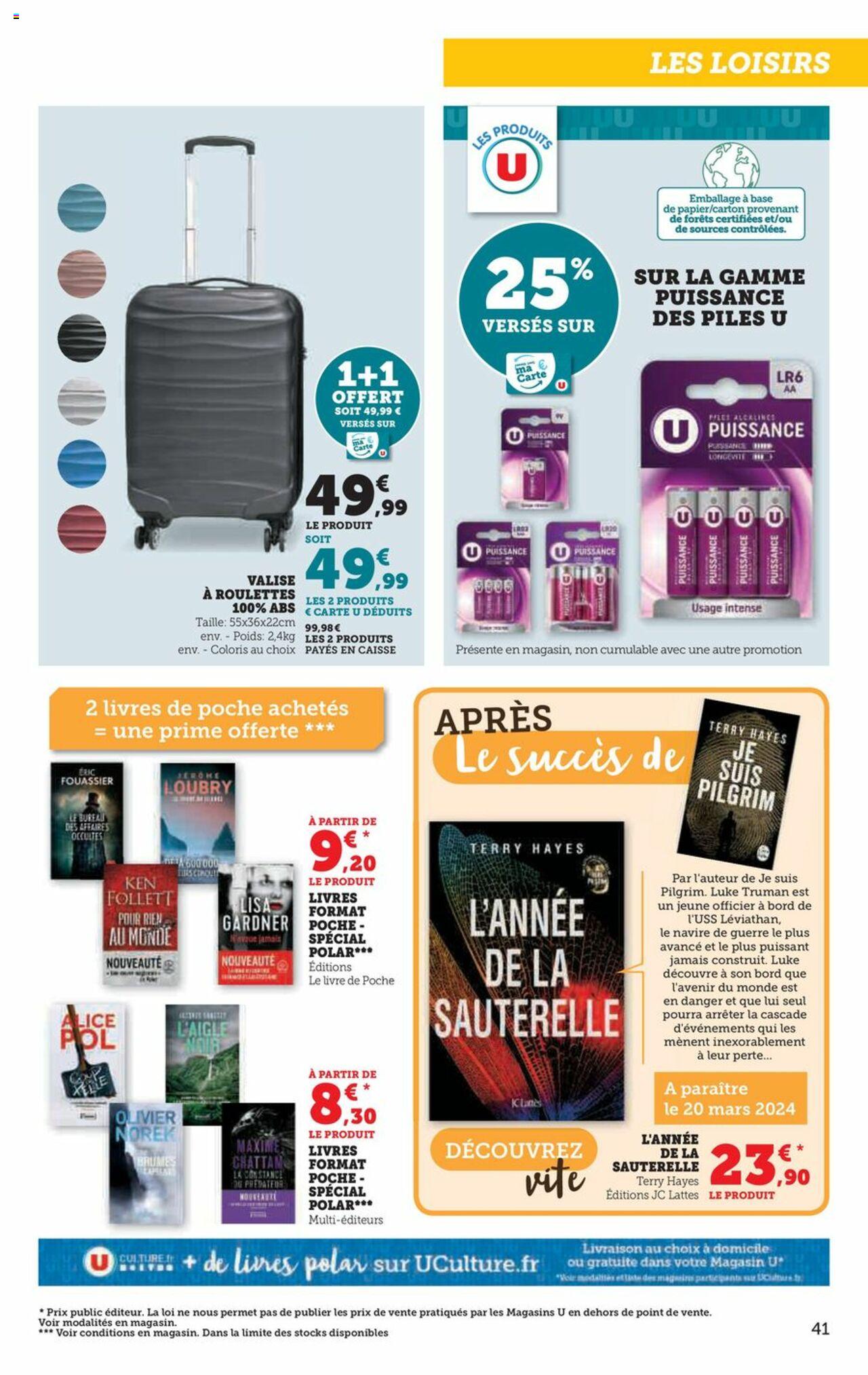 Catalogue Super U 19 Mar – 1 Avr 2024 Page 41
