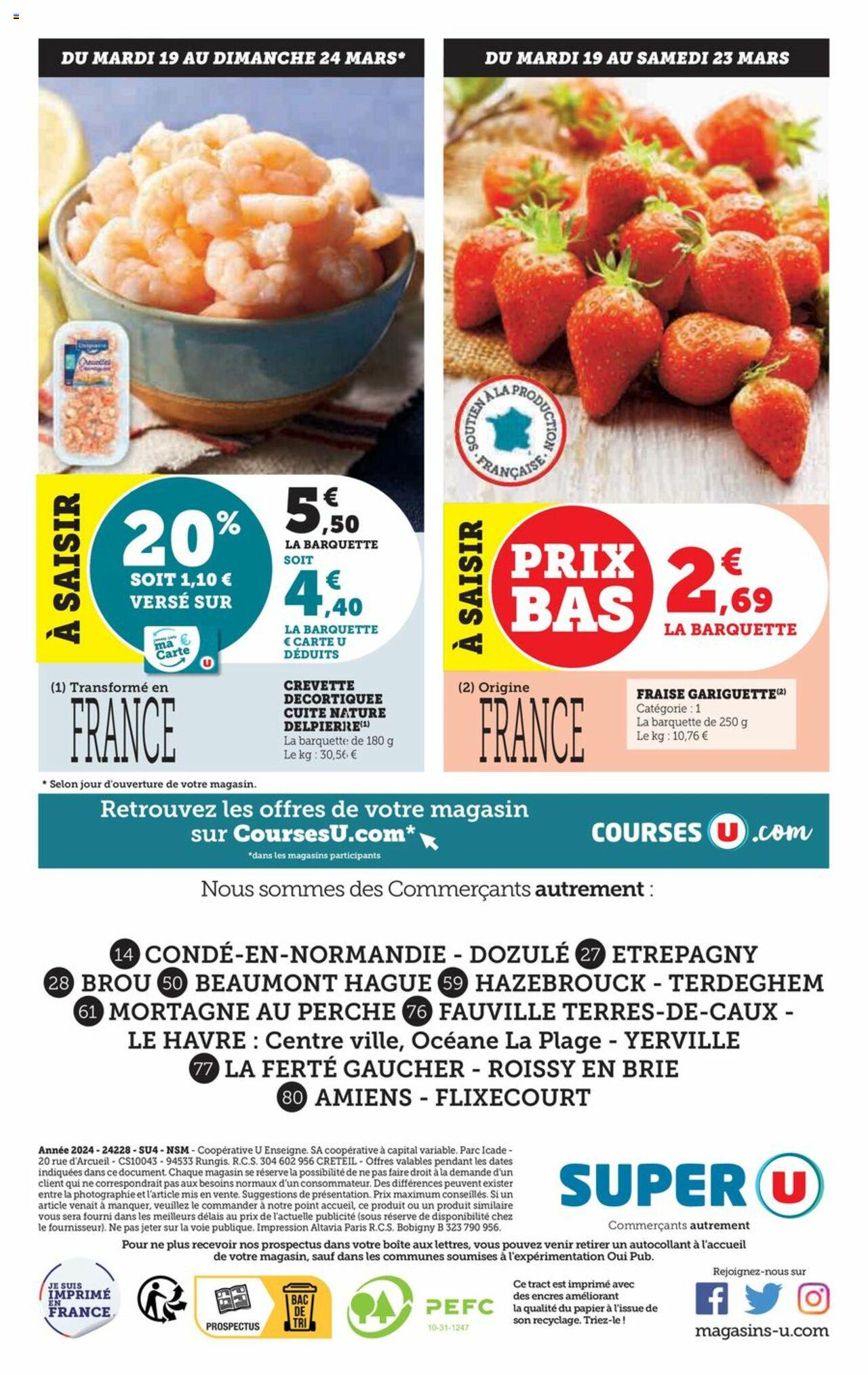 Catalogue Super U 19 Mar – 1 Avr 2024 Page 44
