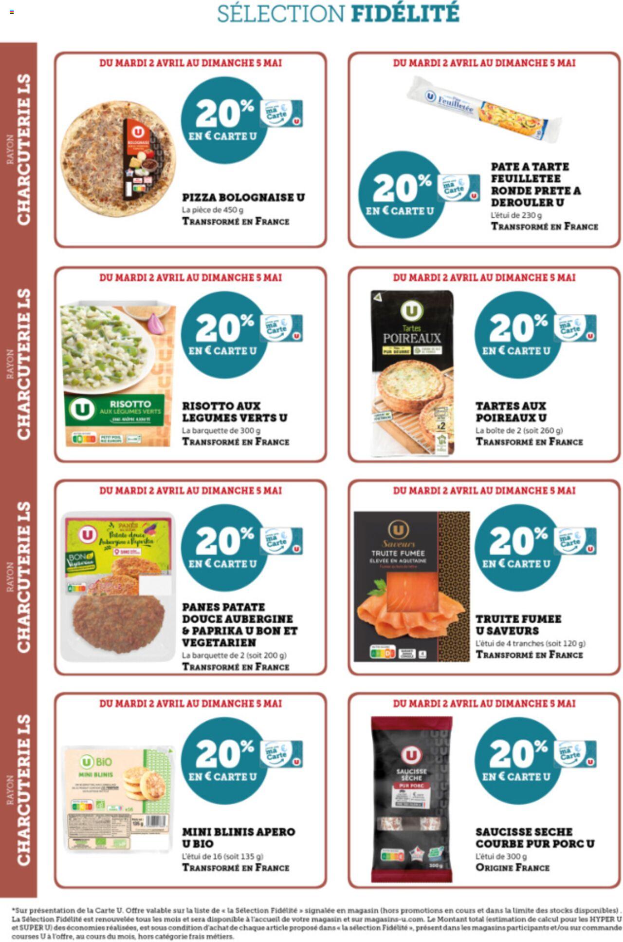 Catalogue Super U 2 Avr – 5 Mai 2024 Page 4
