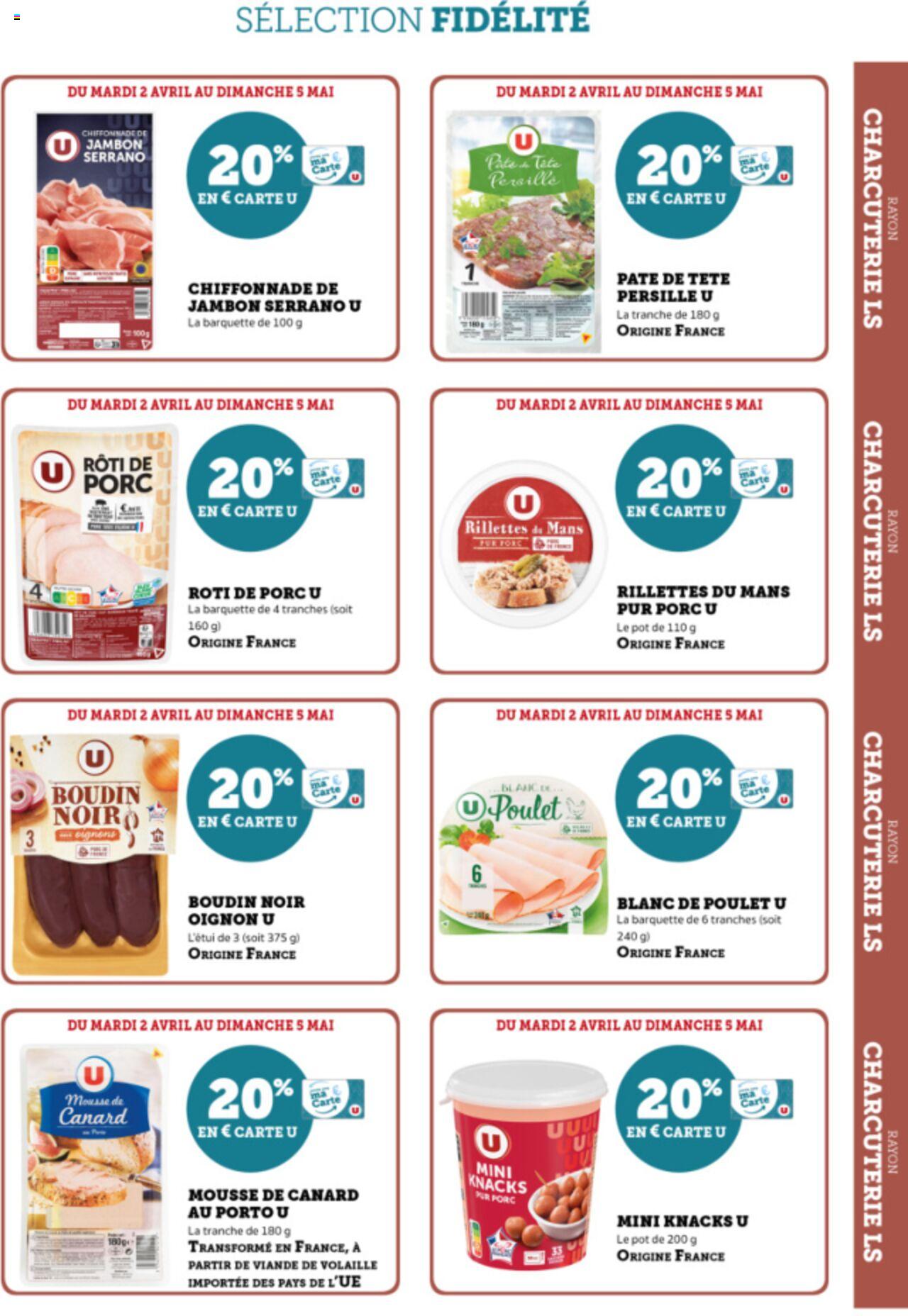 Catalogue Super U 2 Avr – 5 Mai 2024 Page 5