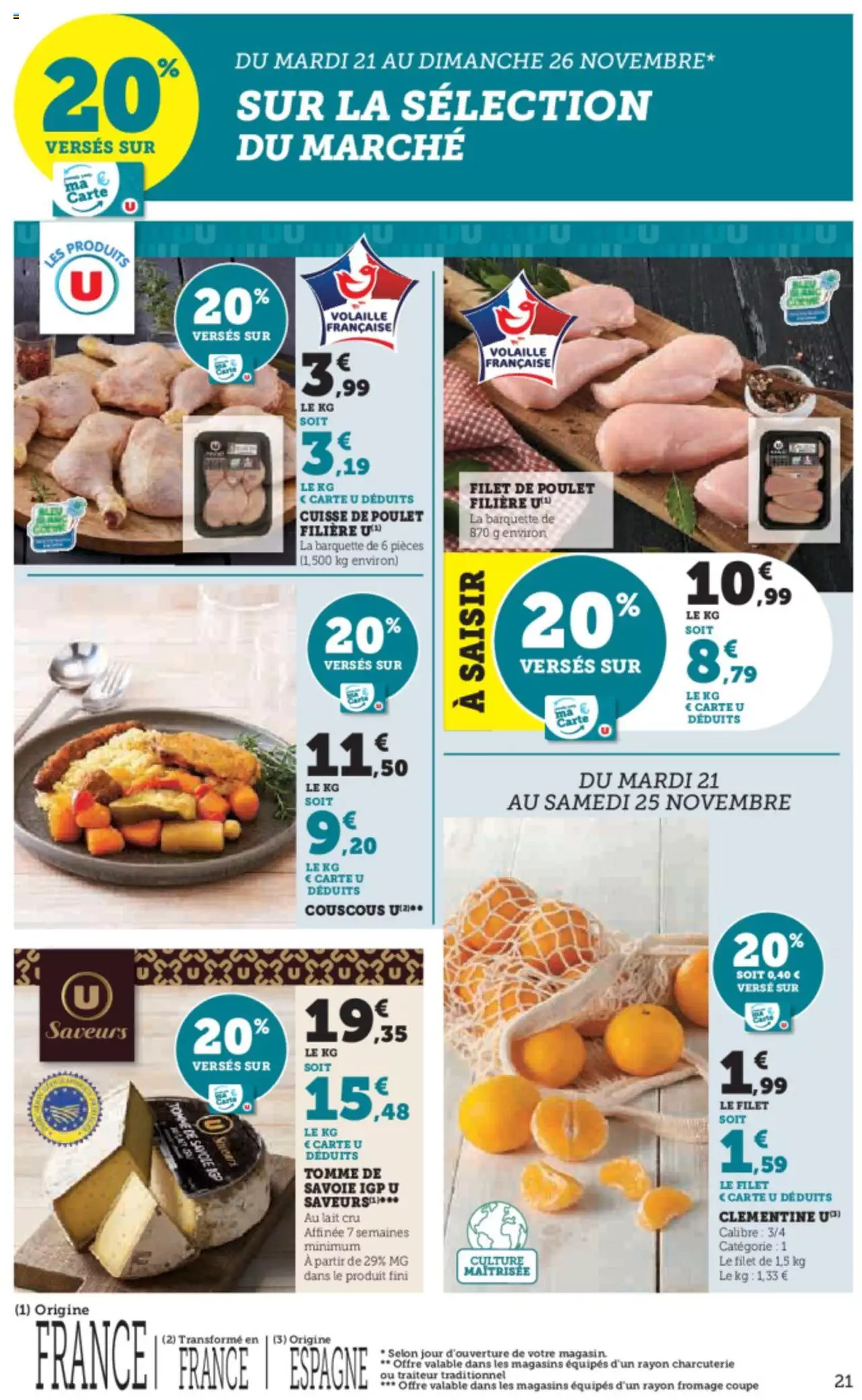 Catalogue Super U 21 Nov – 3 Déc 2023 Page 21