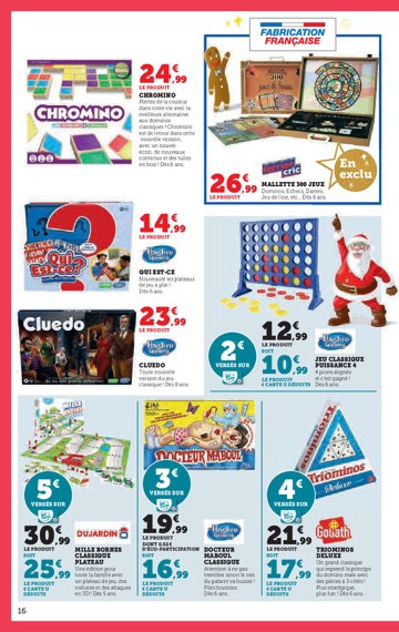 Catalogue Super U 24 Octobre – 3 Décembre 2023 Page 16