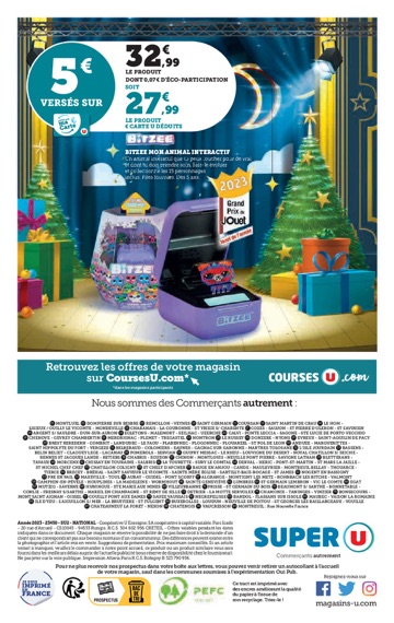 Catalogue Super U 24 Octobre – 3 Décembre 2023 Page 20