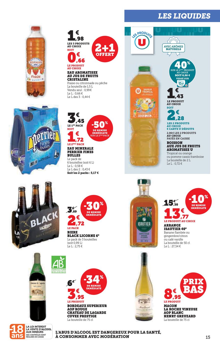 Catalogue Super U 26 Septembre – 8 Octobre 2023 Page 15