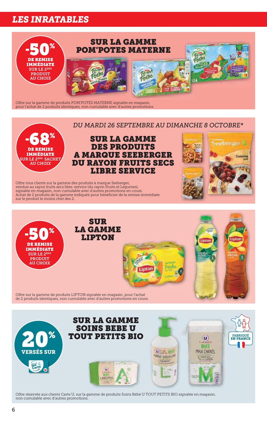 Catalogue Super U 26 Septembre – 8 Octobre 2023 Page 6
