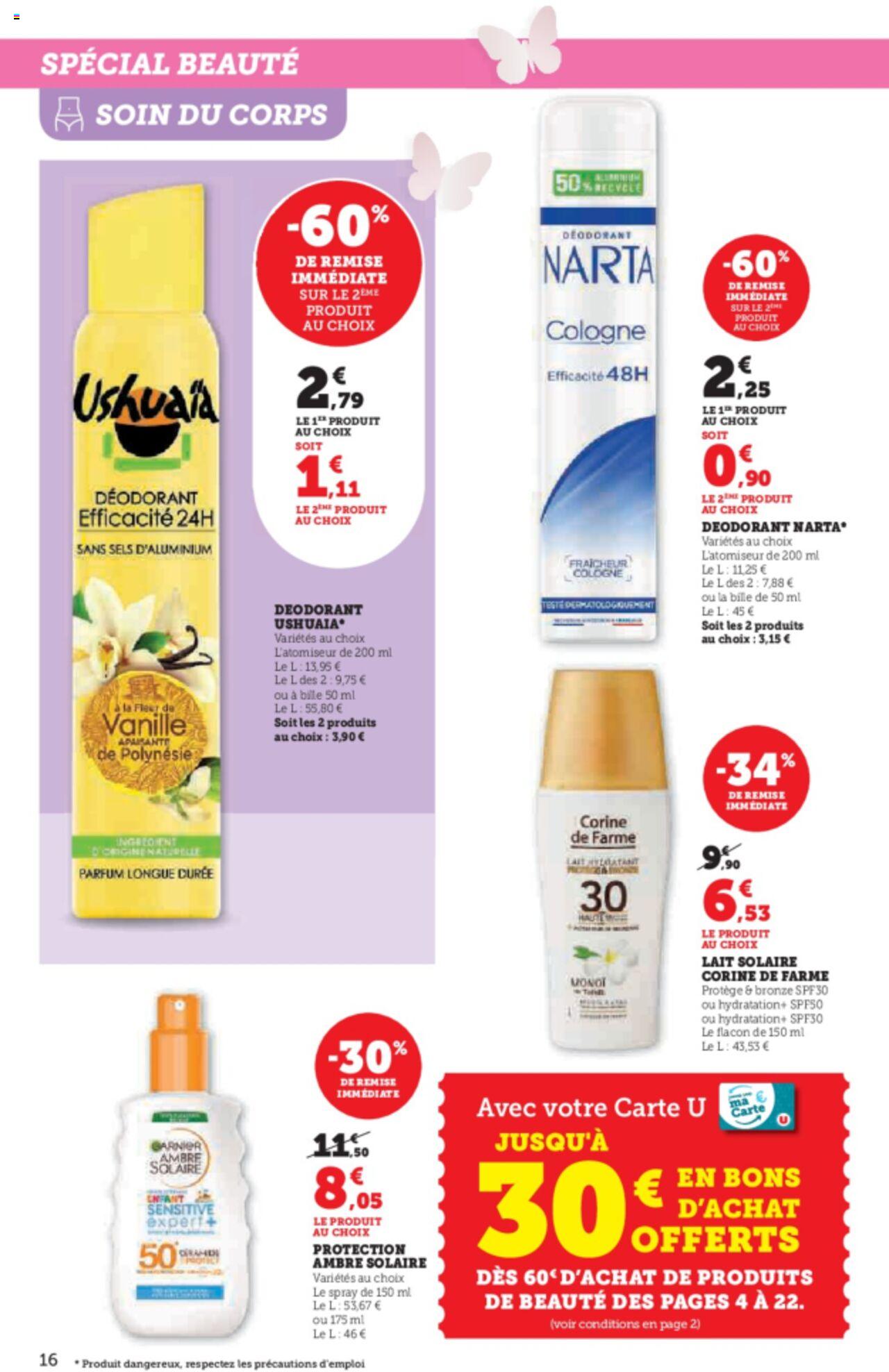 Catalogue Super U 3 – 14 Avril 2024 Page 16