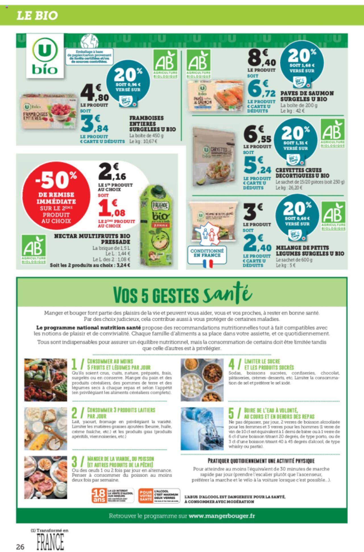 Catalogue Super U 3 – 14 Avril 2024 Page 26