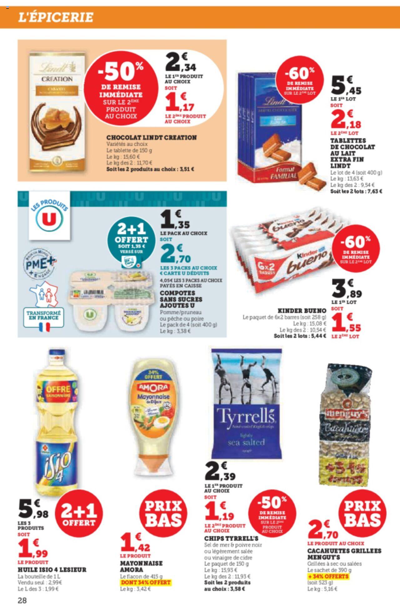 Catalogue Super U 3 – 14 Avril 2024 Page 28