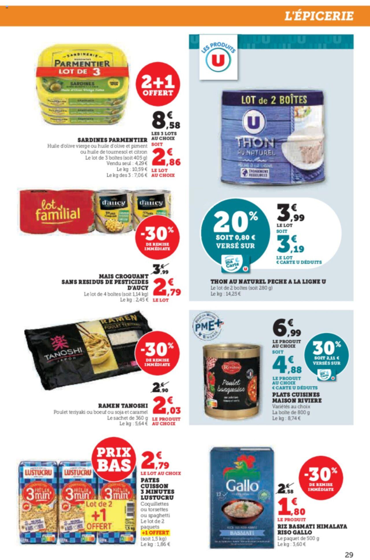 Catalogue Super U 3 – 14 Avril 2024 Page 29