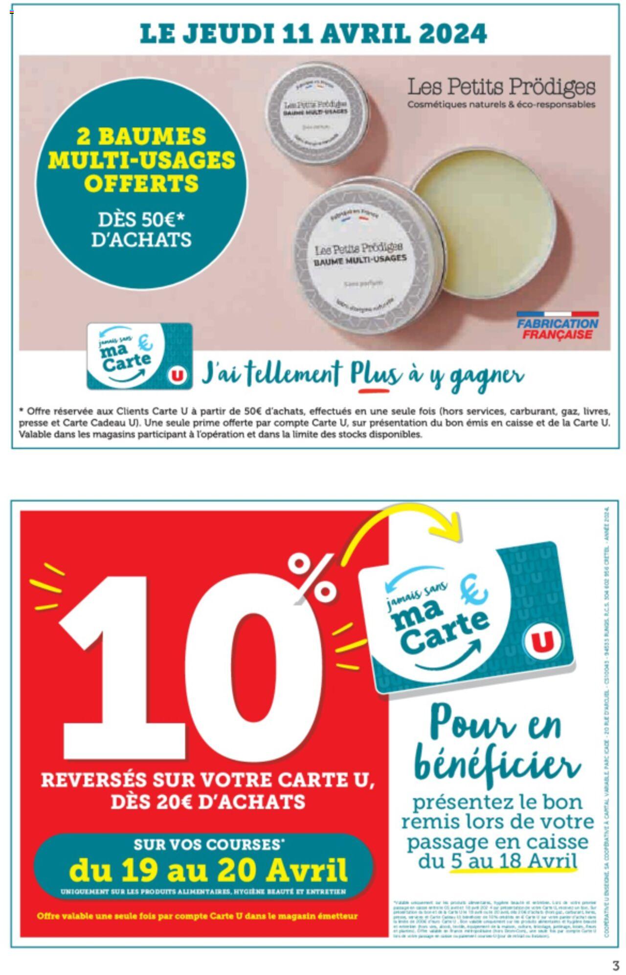 Catalogue Super U 3 – 14 Avril 2024 Page 3