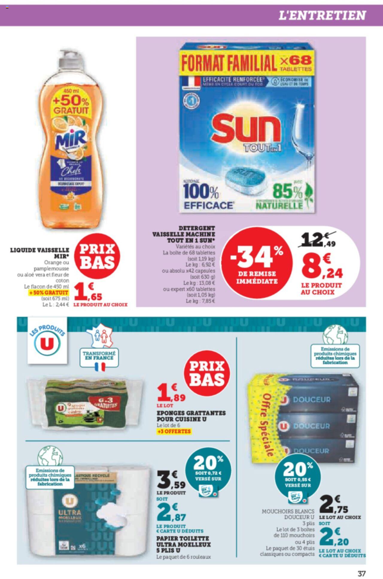 Catalogue Super U 3 – 14 Avril 2024 Page 37
