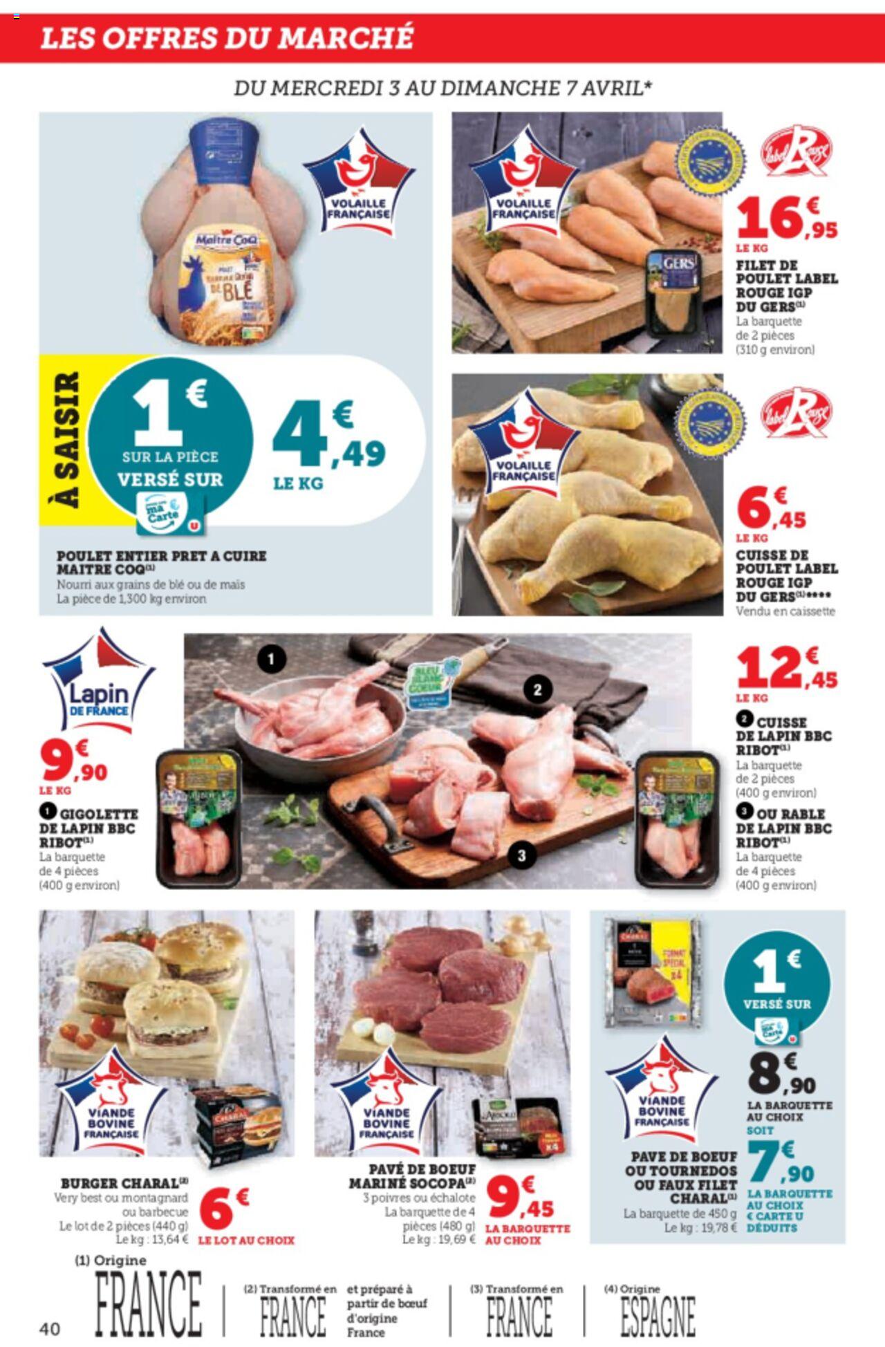 Catalogue Super U 3 – 14 Avril 2024 Page 40