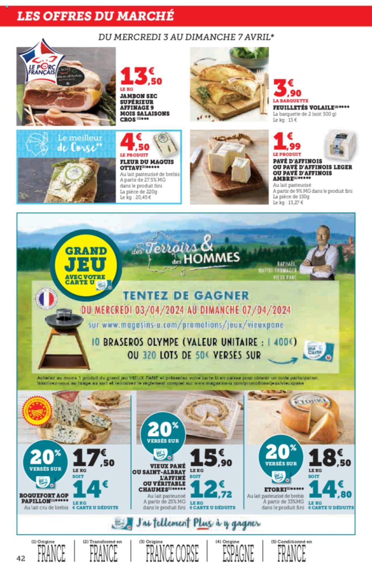 Catalogue Super U 3 – 14 Avril 2024 Page 42