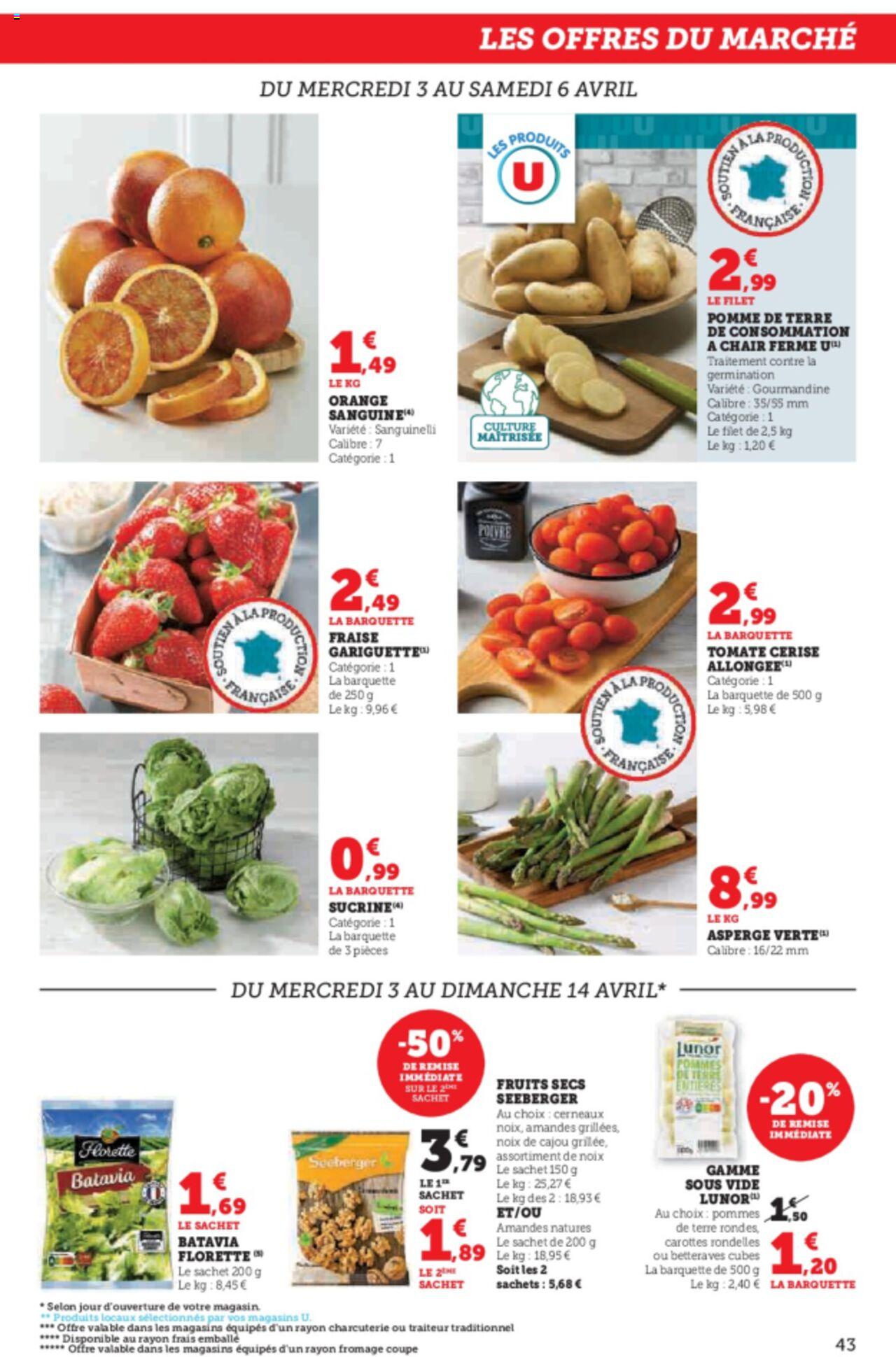 Catalogue Super U 3 – 14 Avril 2024 Page 43