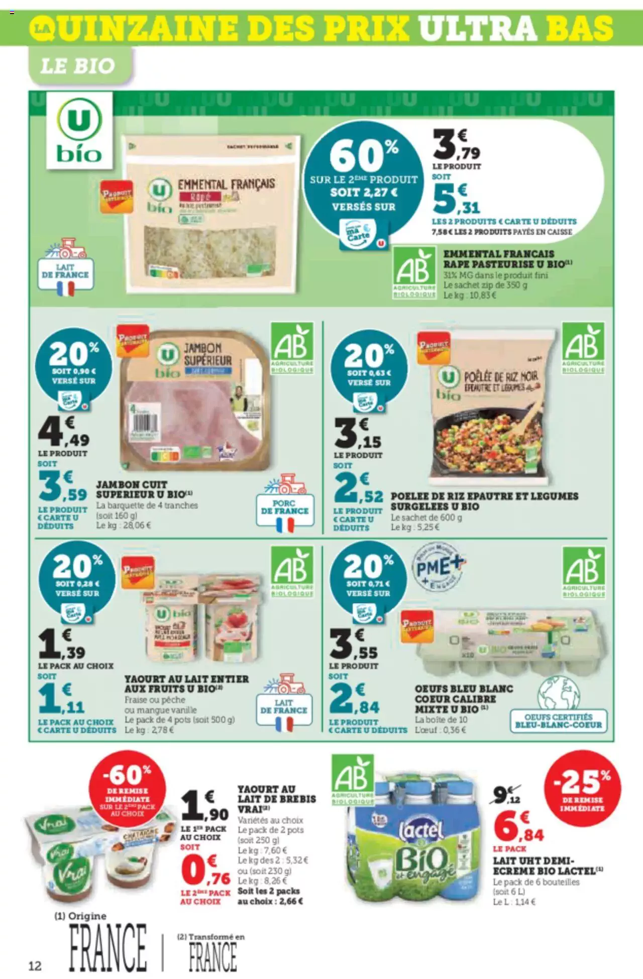 Catalogue Super U 3 – 14 Janvier 2024 Page 12