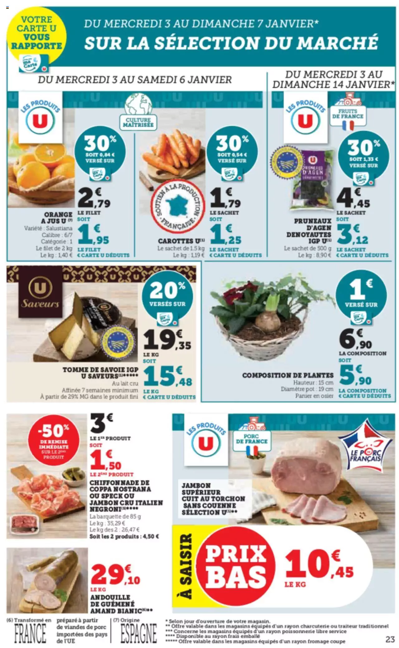 Catalogue Super U 3 – 14 Janvier 2024 Page 23