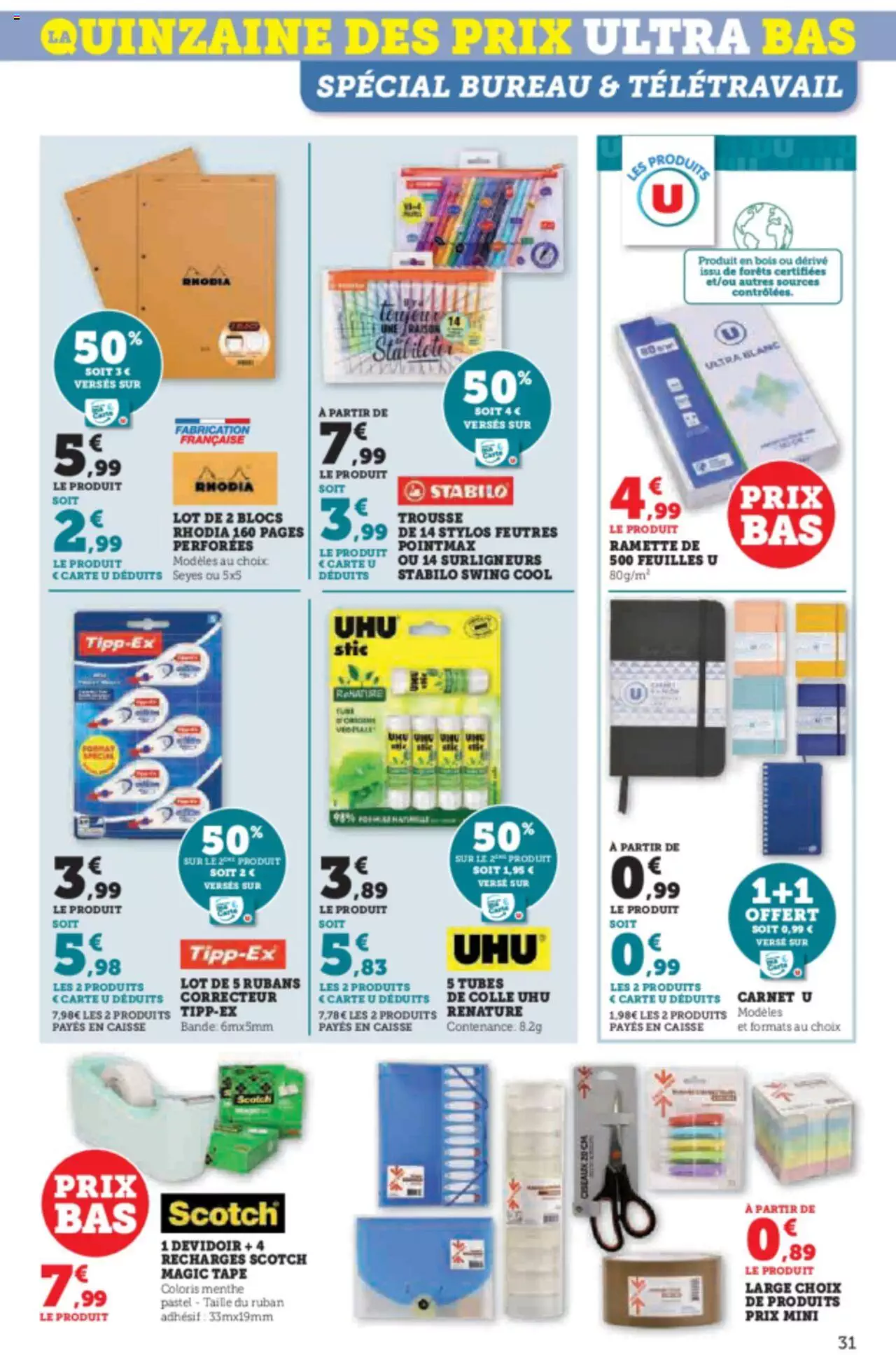 Catalogue Super U 3 – 14 Janvier 2024 Page 31