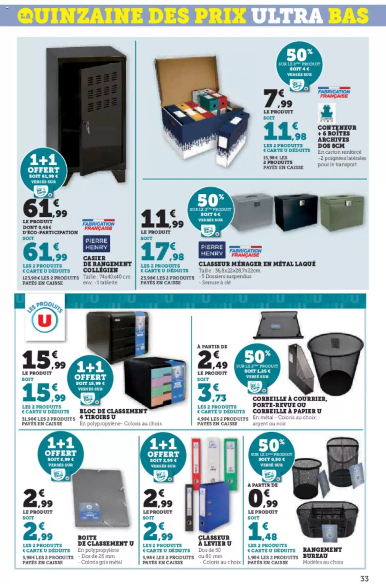 Catalogue Super U 3 – 14 Janvier 2024 Page 33