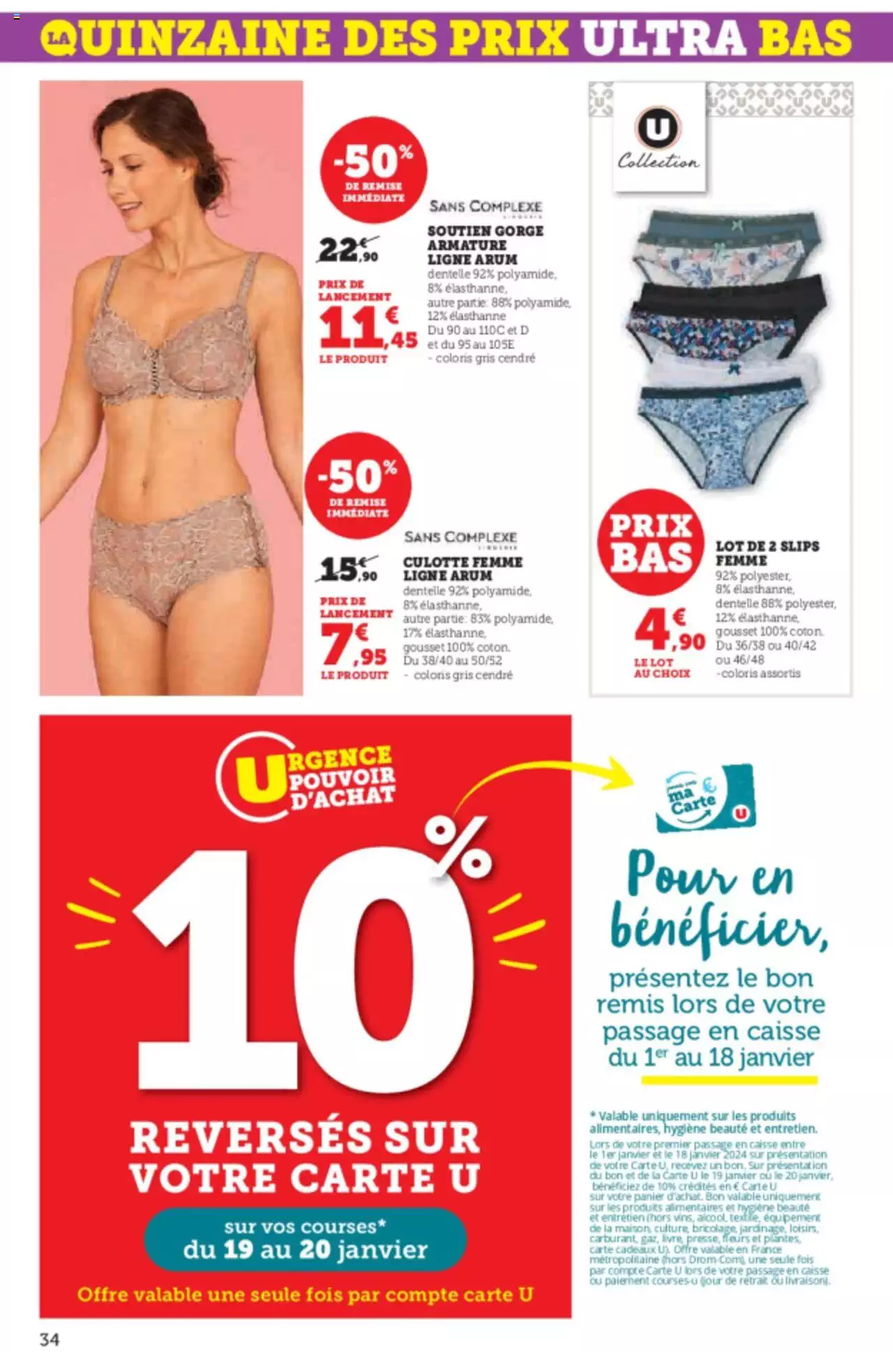 Catalogue Super U 3 – 14 Janvier 2024 Page 34