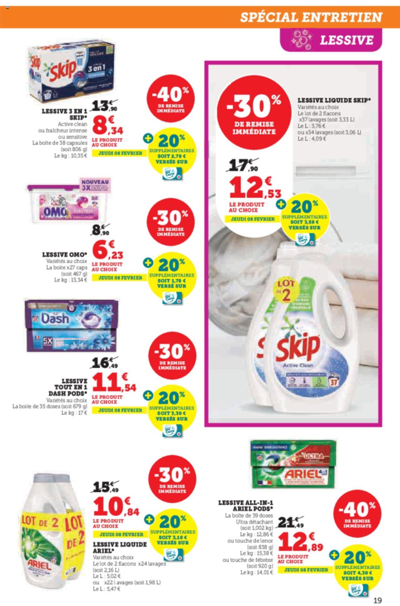 Catalogue Super U 30 Jan – 11 Fev 2024 Page 19