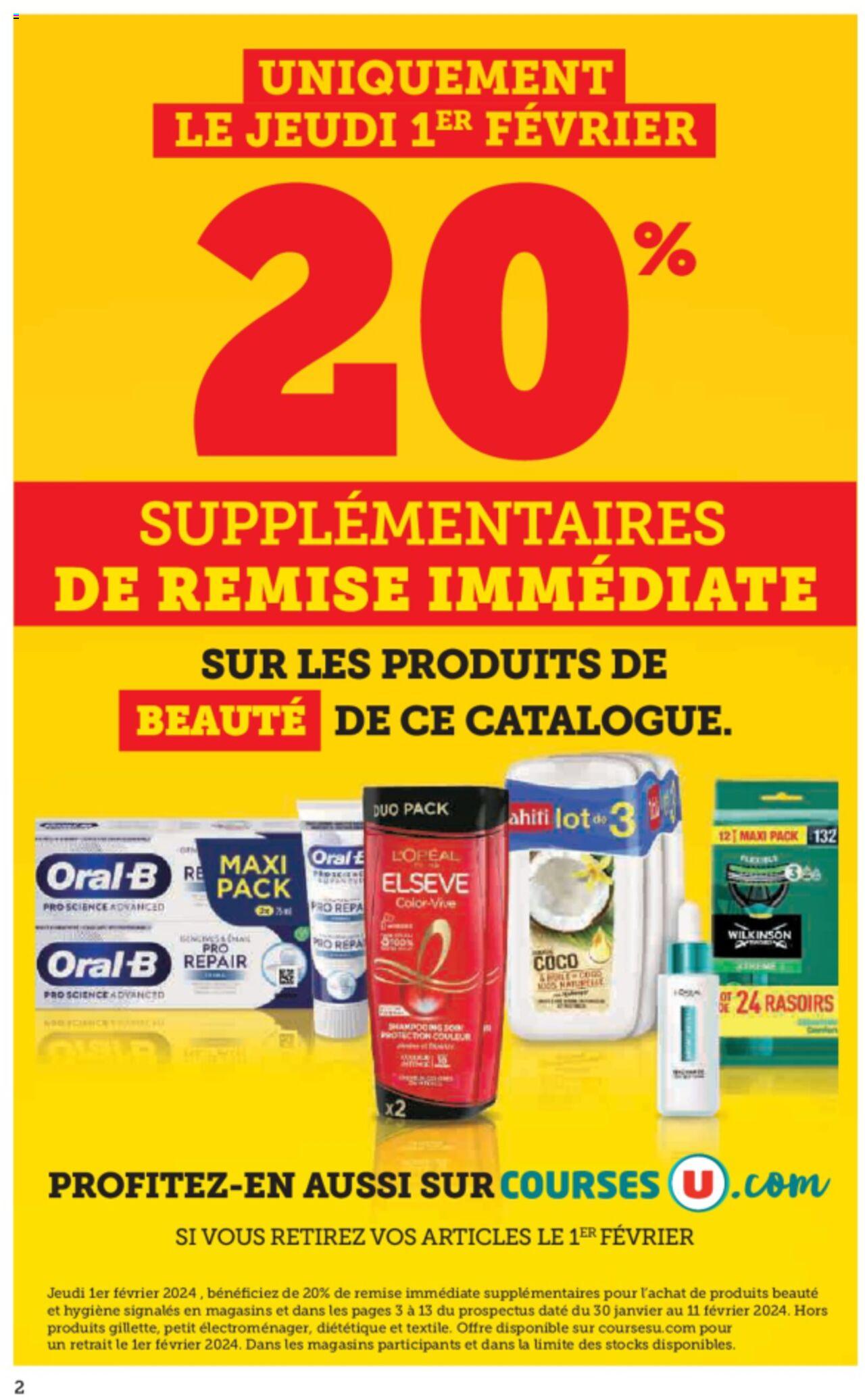 Catalogue Super U 30 Jan – 11 Fev 2024 Page 2