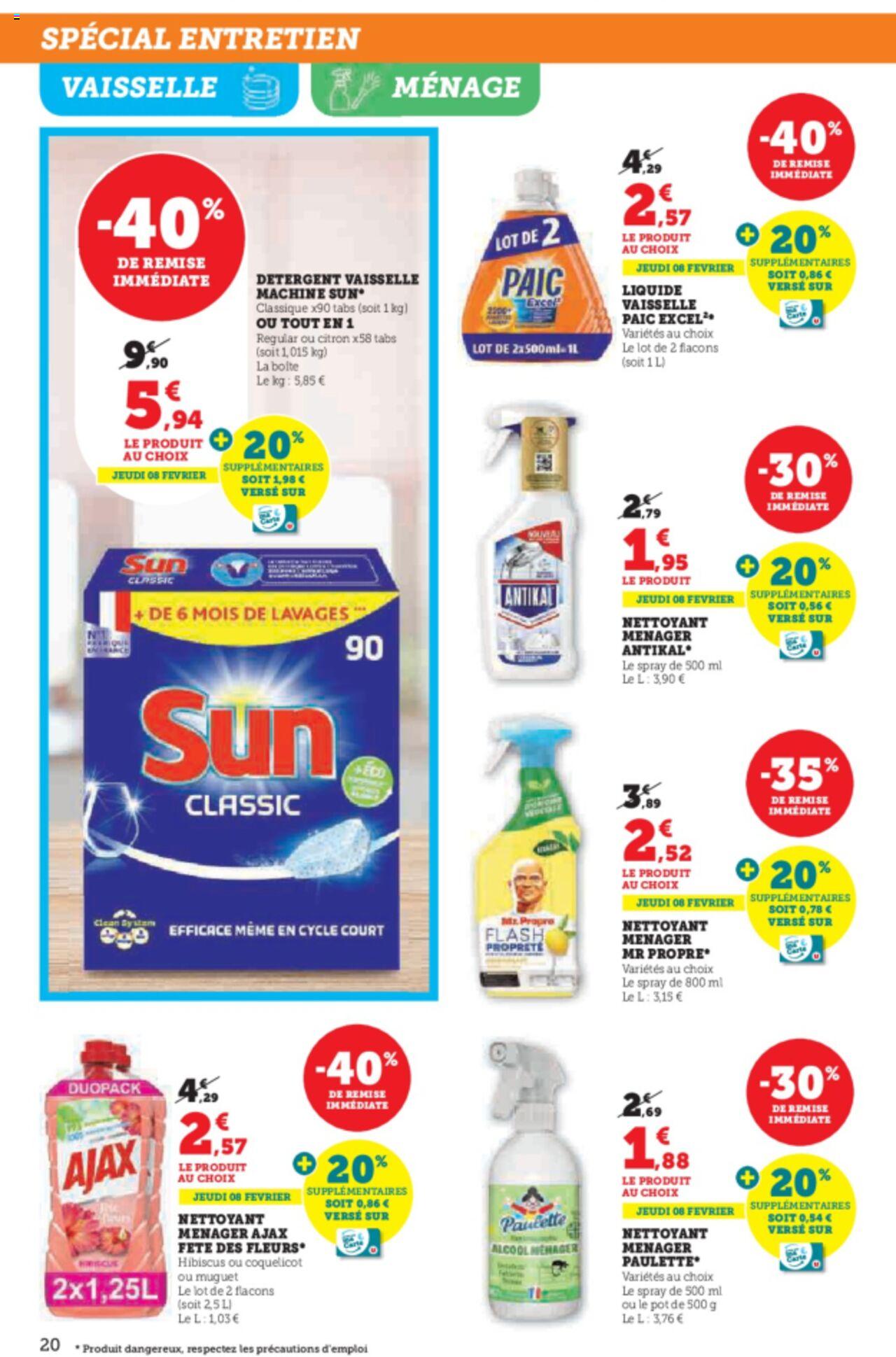 Catalogue Super U 30 Jan – 11 Fev 2024 Page 20
