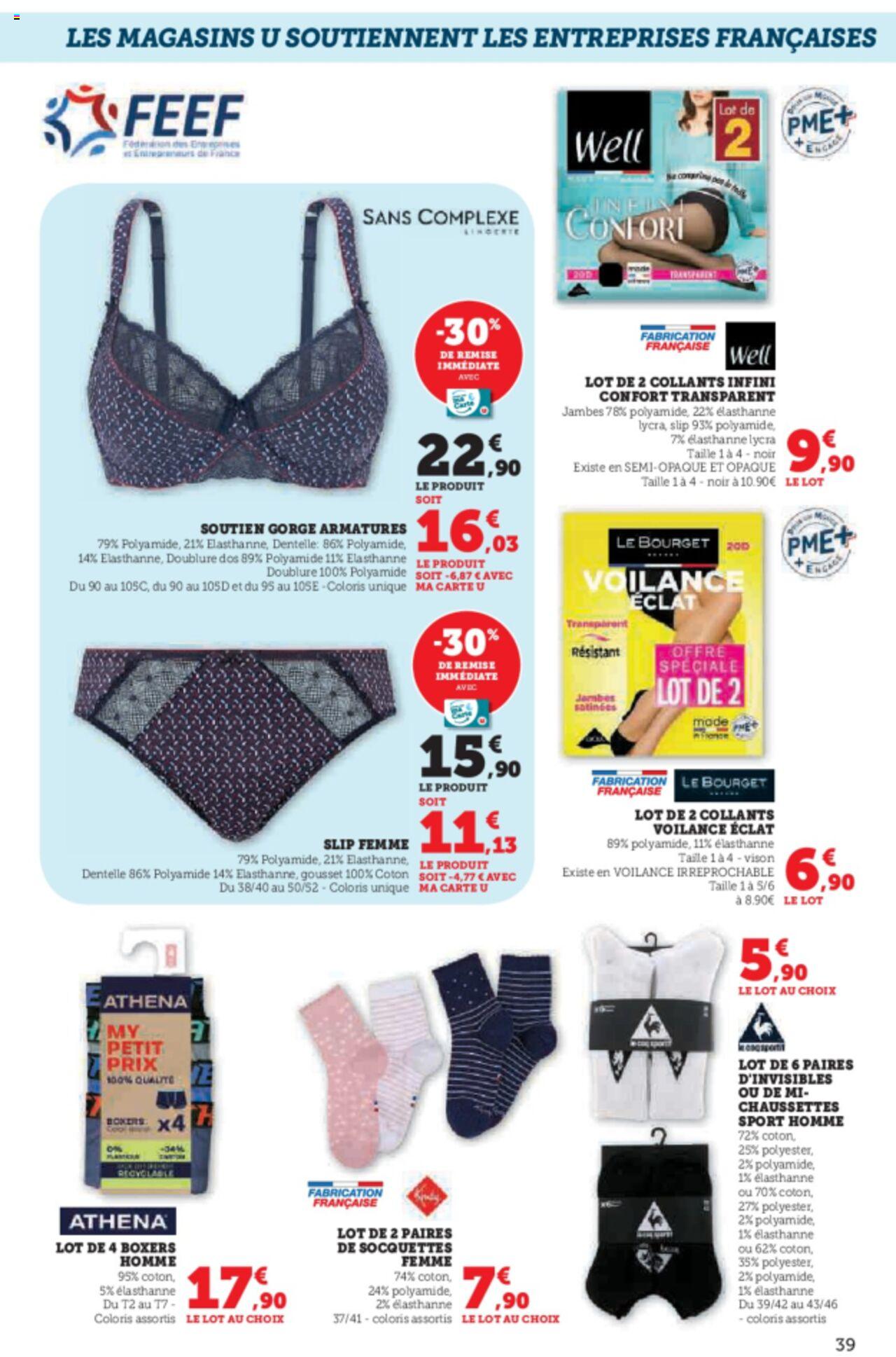 Catalogue Super U 30 Jan – 11 Fev 2024 Page 39