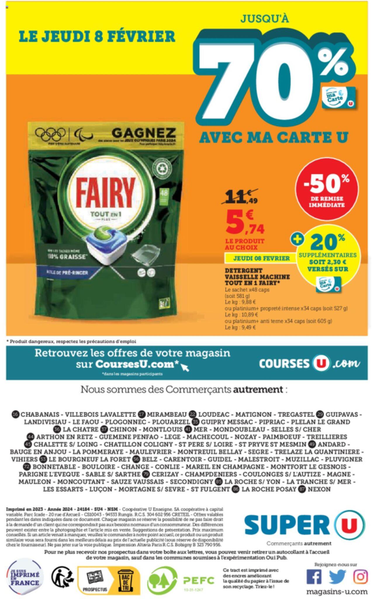 Catalogue Super U 30 Jan – 11 Fev 2024 Page 40