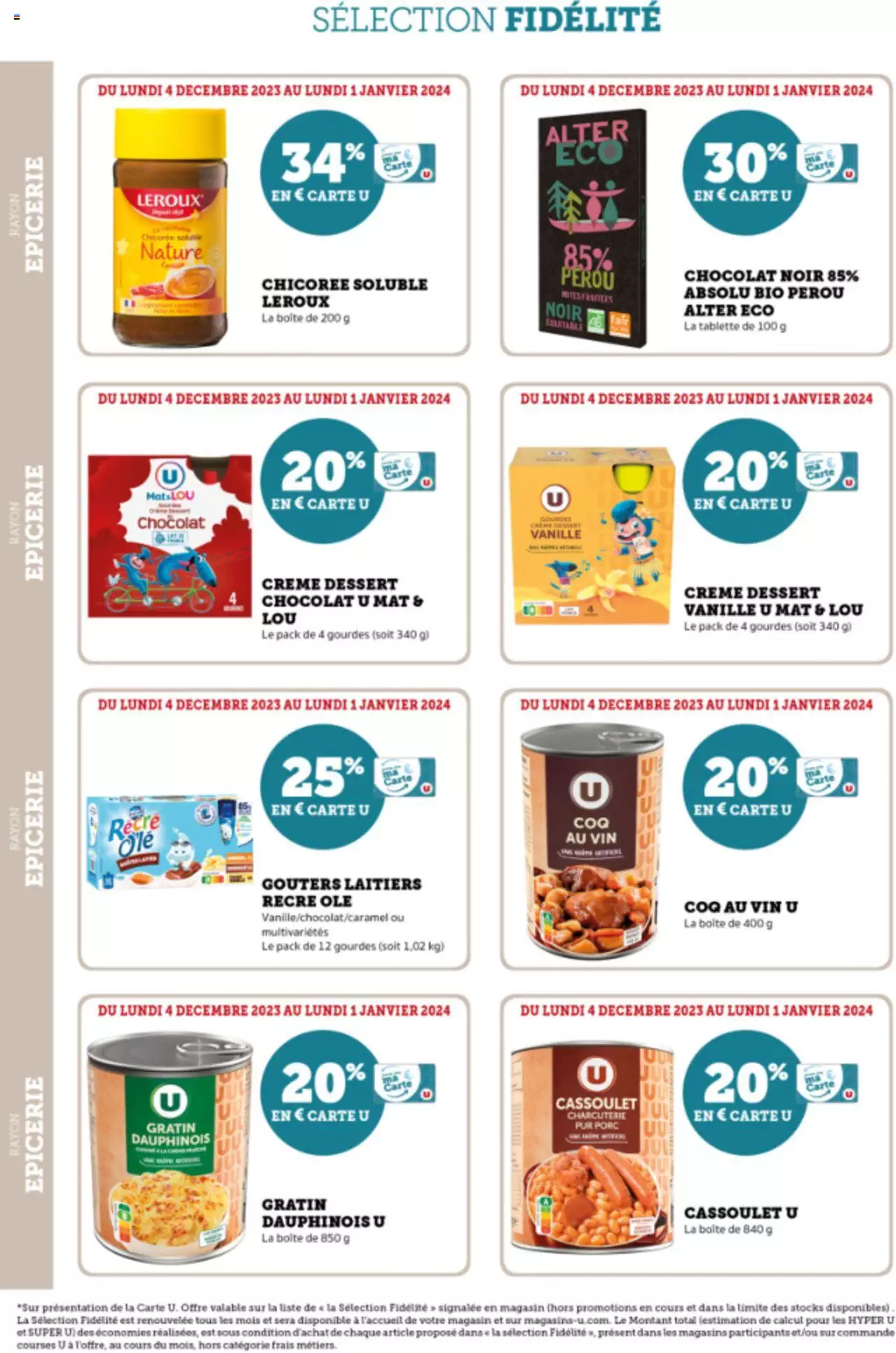 Catalogue Super U 4 Dec – 1 Jan 2024 Page 20