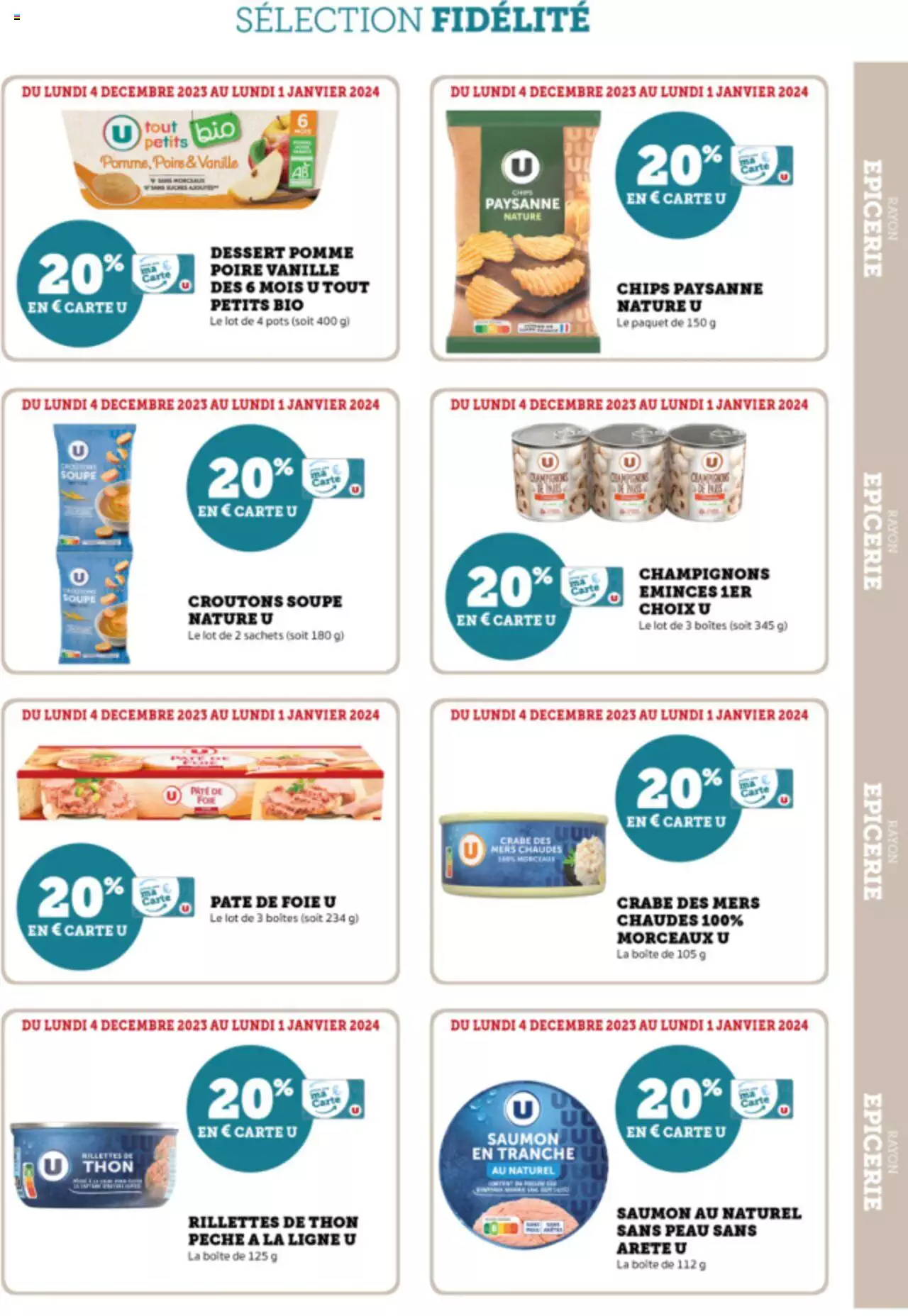 Catalogue Super U 4 Dec – 1 Jan 2024 Page 21