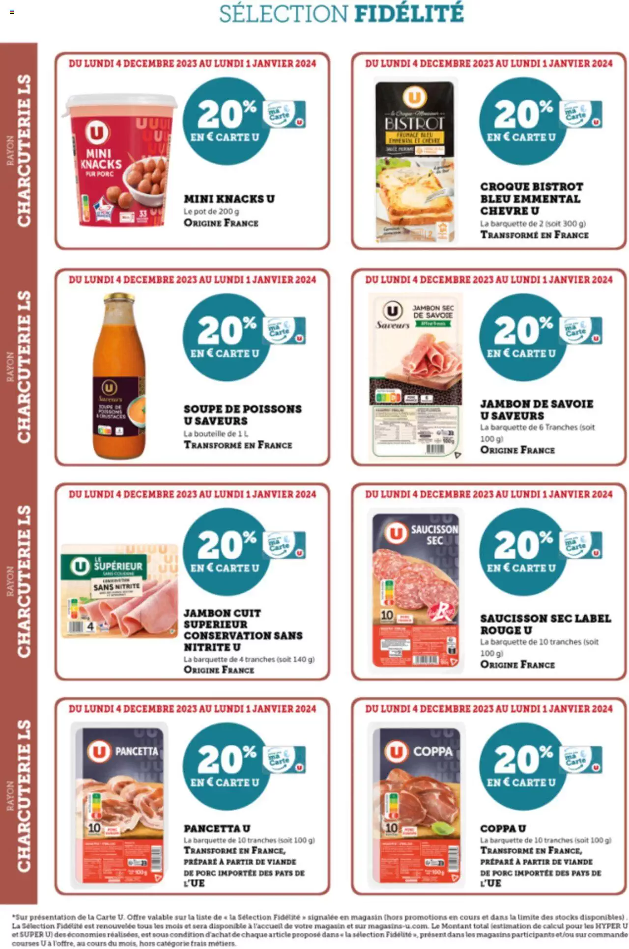 Catalogue Super U 4 Dec – 1 Jan 2024 Page 4