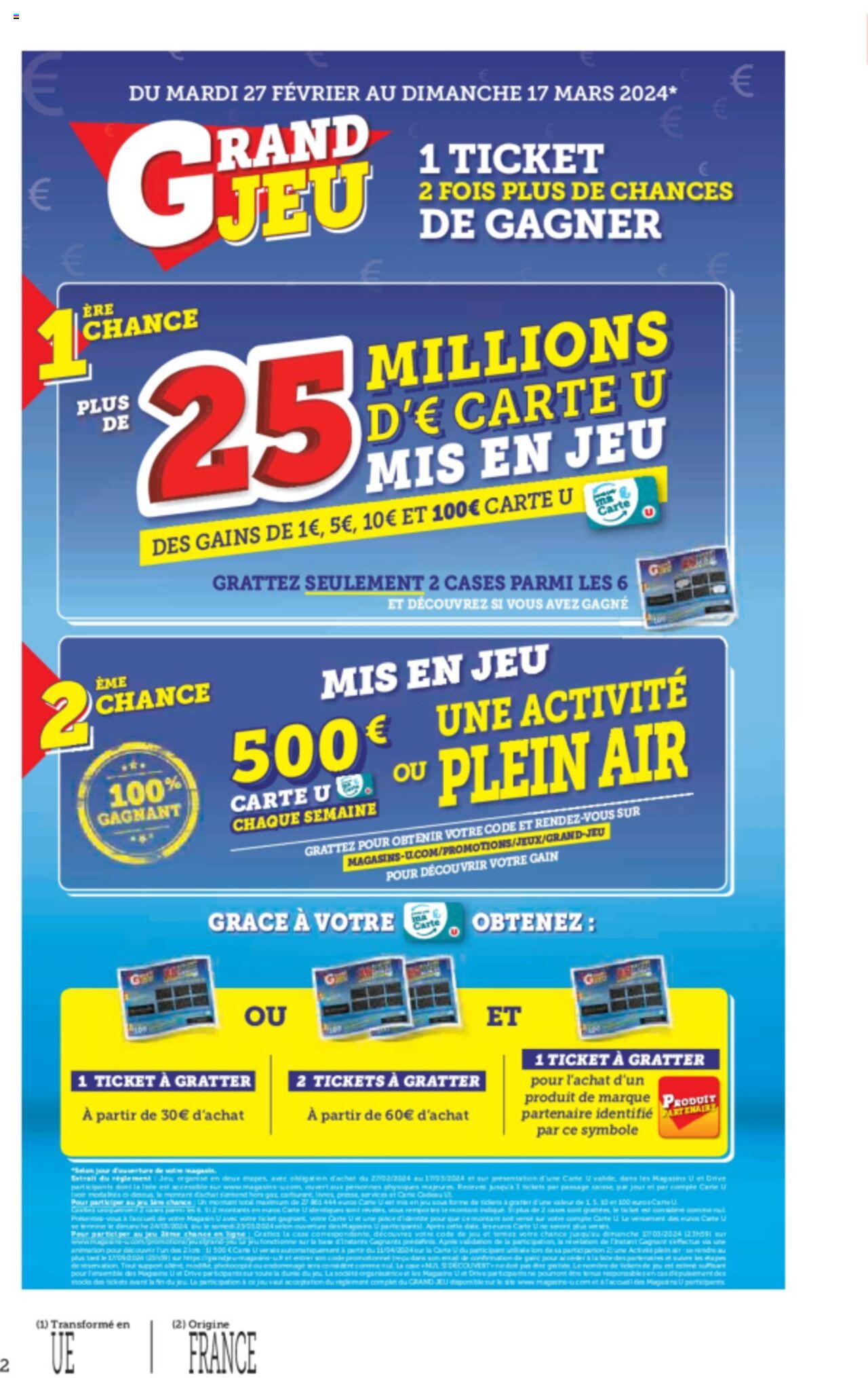 Catalogue Super U 5 – 17 Mars 2024 Page 2