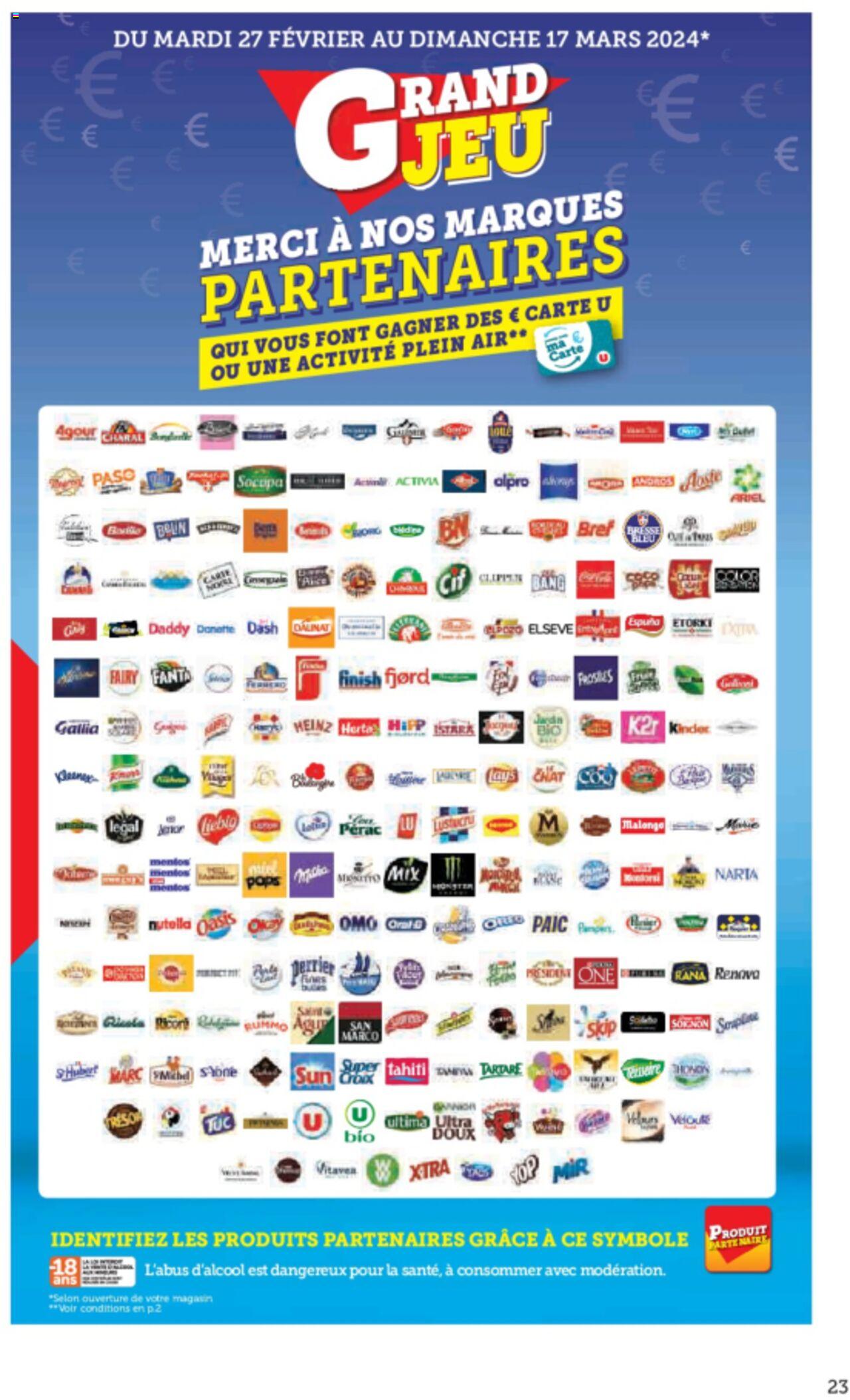 Catalogue Super U 5 – 17 Mars 2024 Page 23