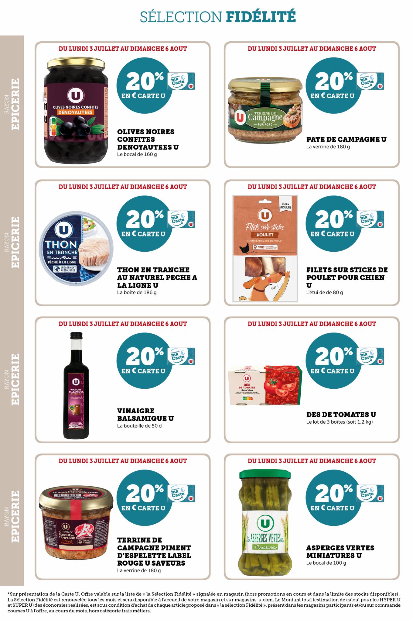 Catalogue Super U 6 Juillet – 6 Août 2023 Page 12